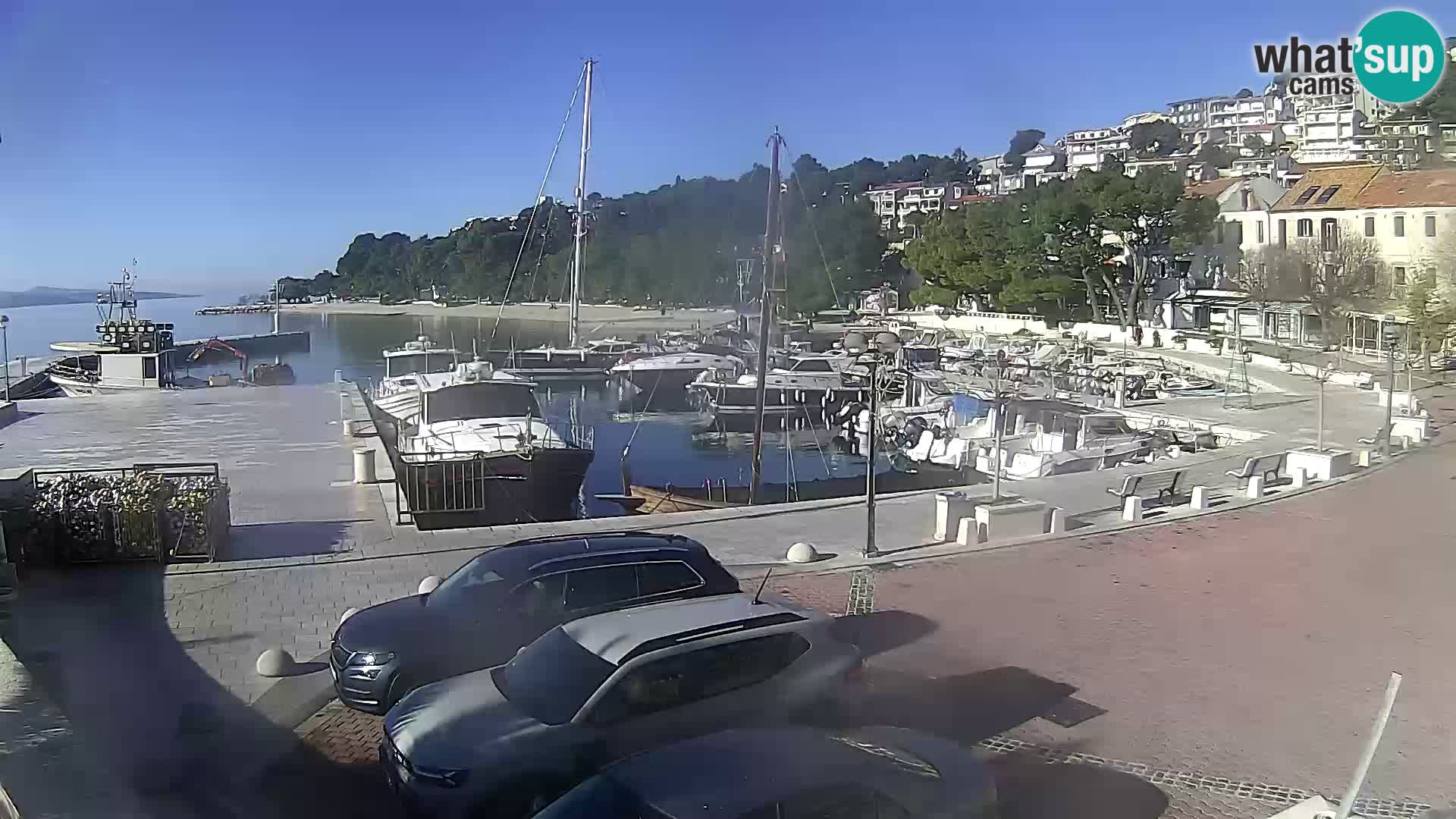 Brela Live webcam – marina – Dalmatia – Croatia