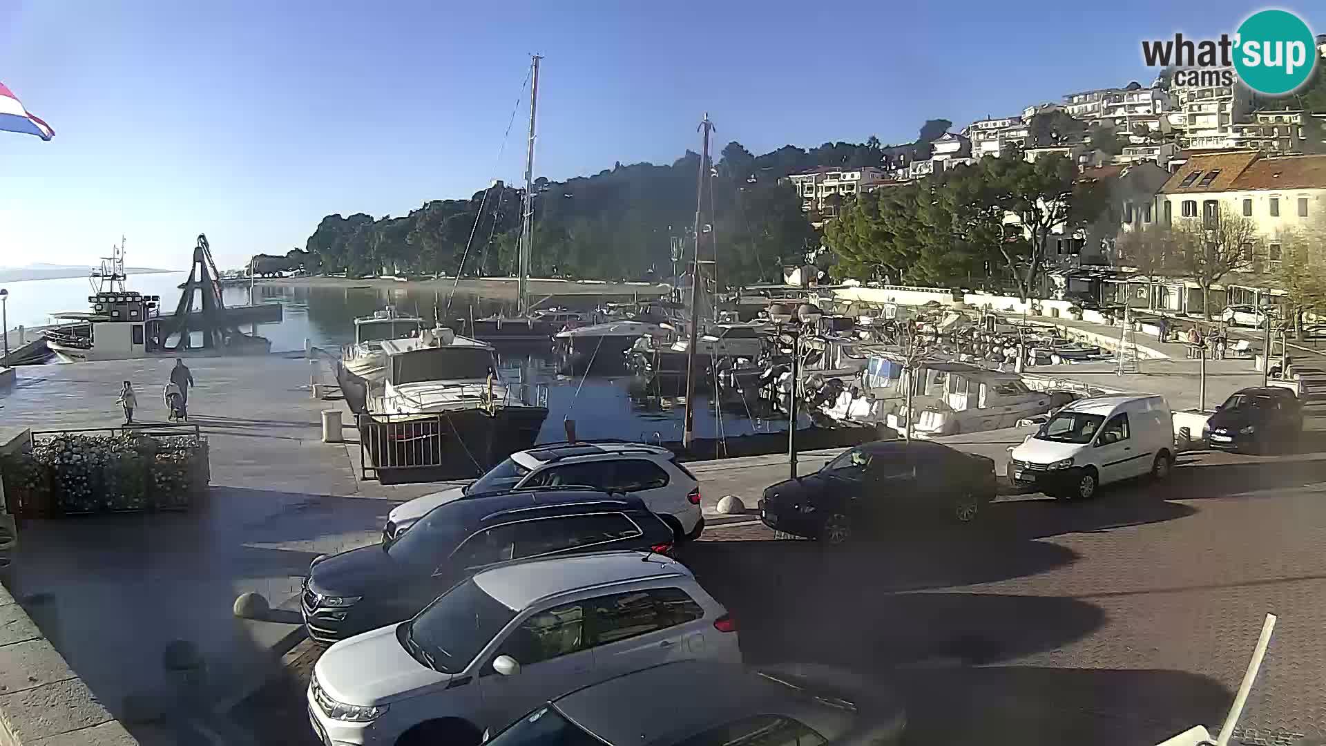 Brela Live webcam – marina – Dalmatia – Croatia