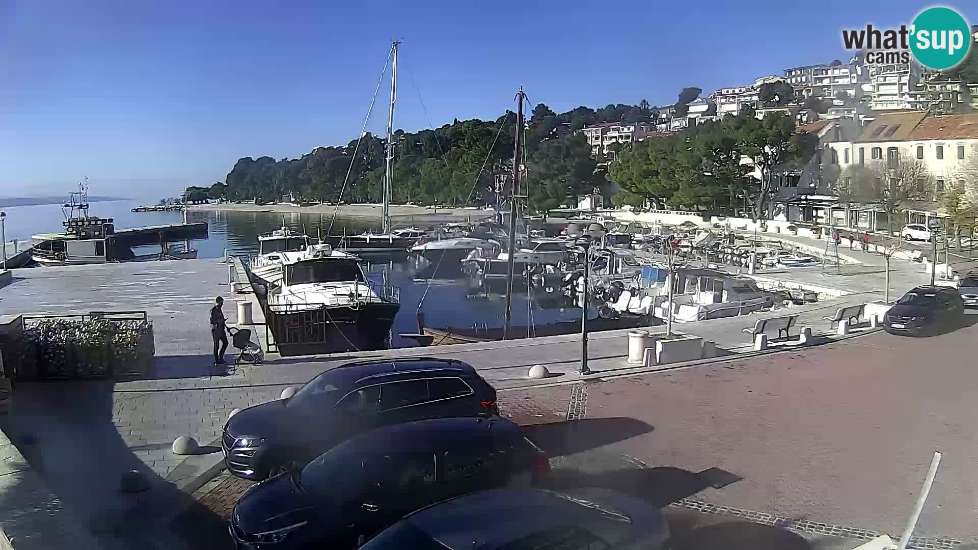 Brela Live webcam – marina – Dalmatia – Croatia