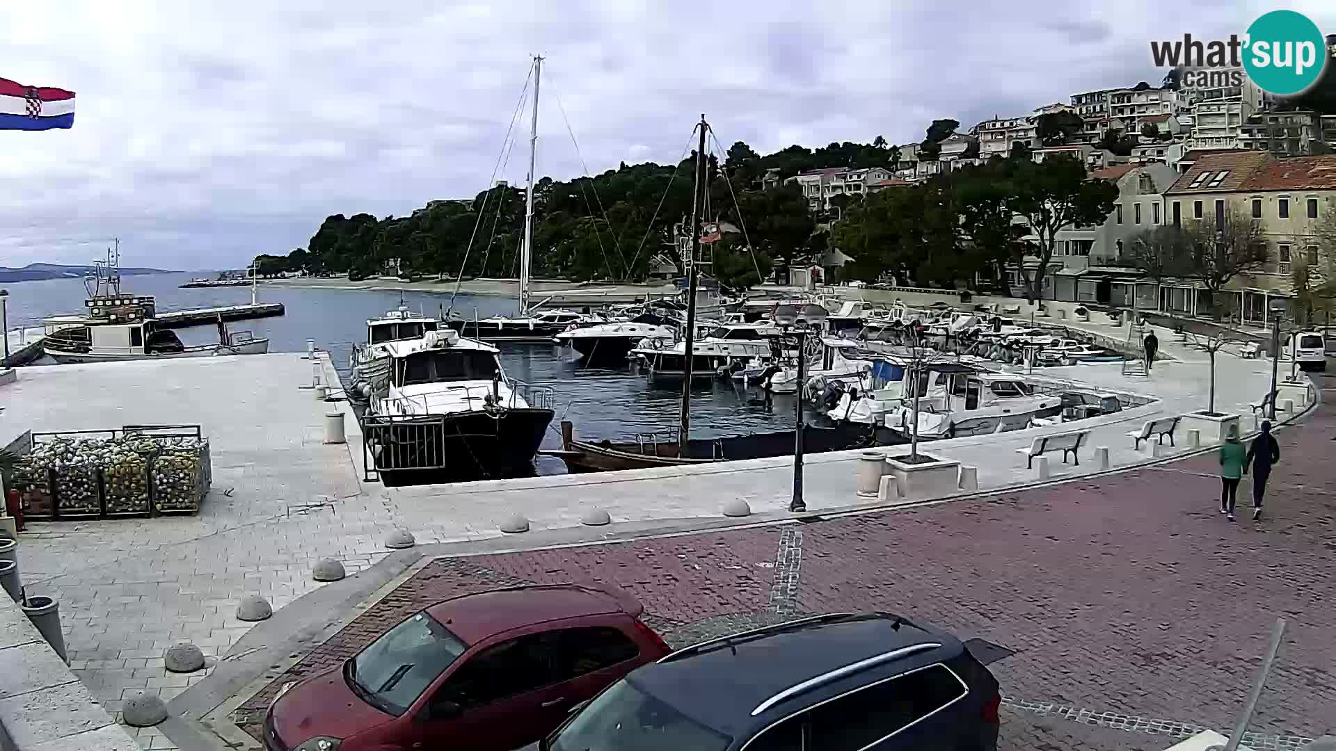 Brela Live webcam – marina – Dalmatia – Croatia