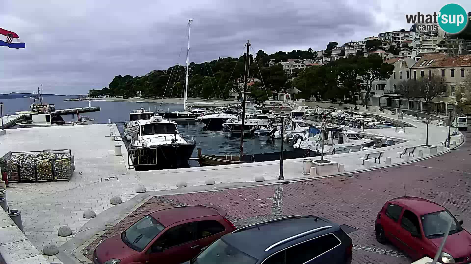 Brela Live webcam – marina – Dalmatia – Croatia