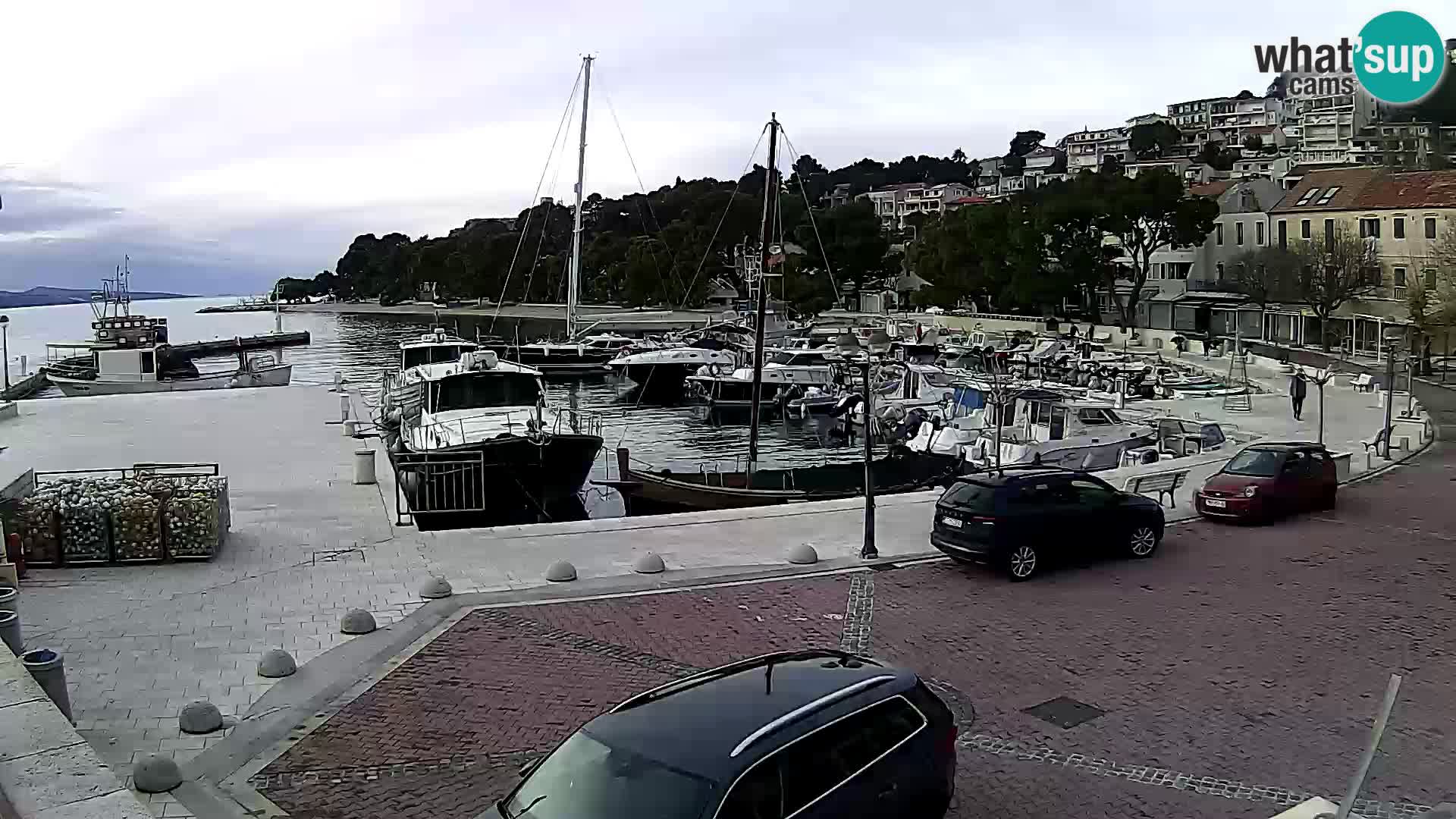 Brela Live webcam – marina – Dalmatia – Croatia