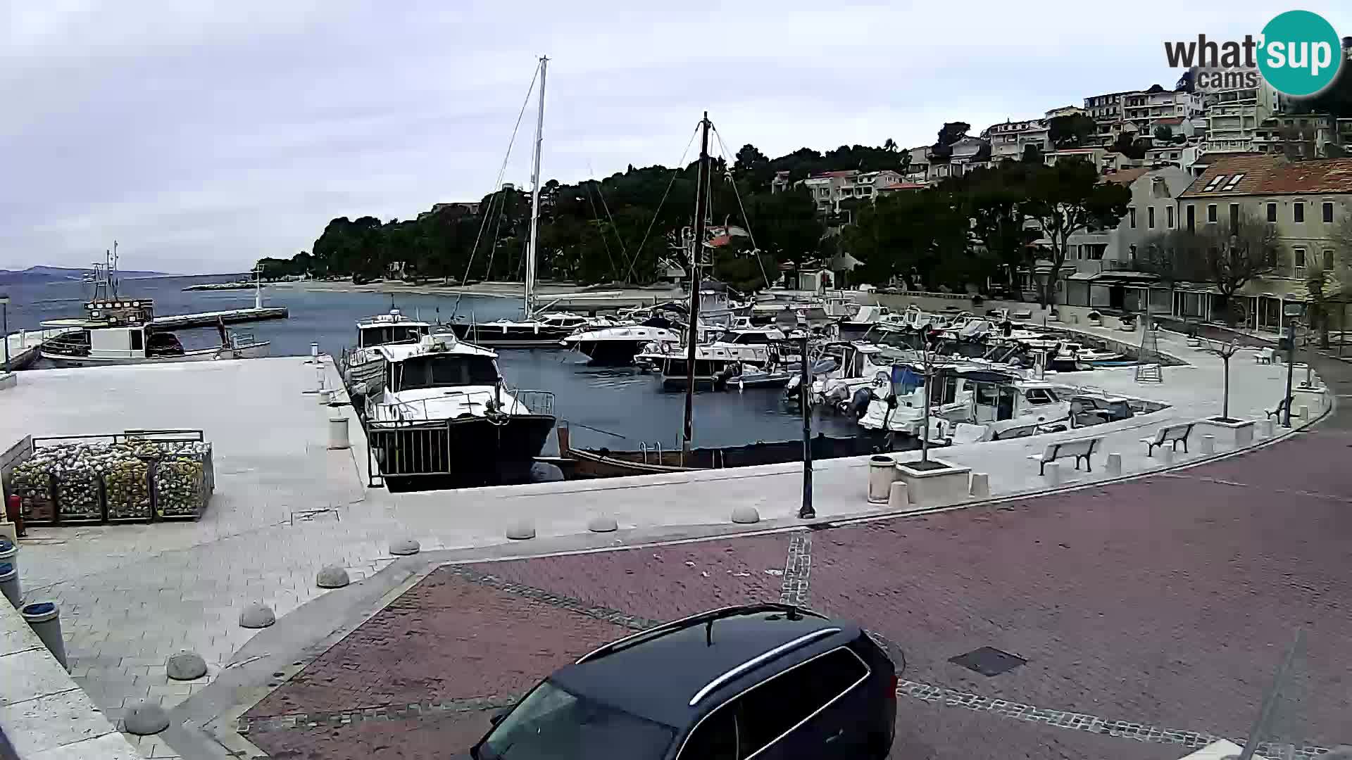 Brela Live webcam – marina – Dalmatia – Croatia