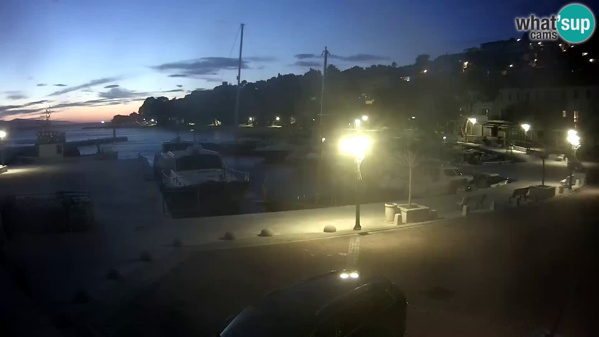 Brela Live webcam – marina – Dalmatia – Croatia