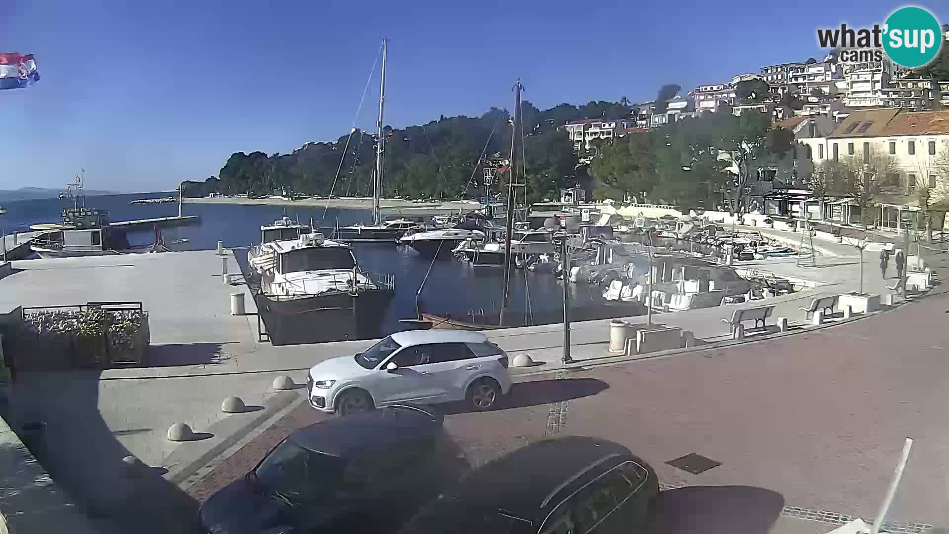 Brela Live webcam – marina – Dalmatia – Croatia