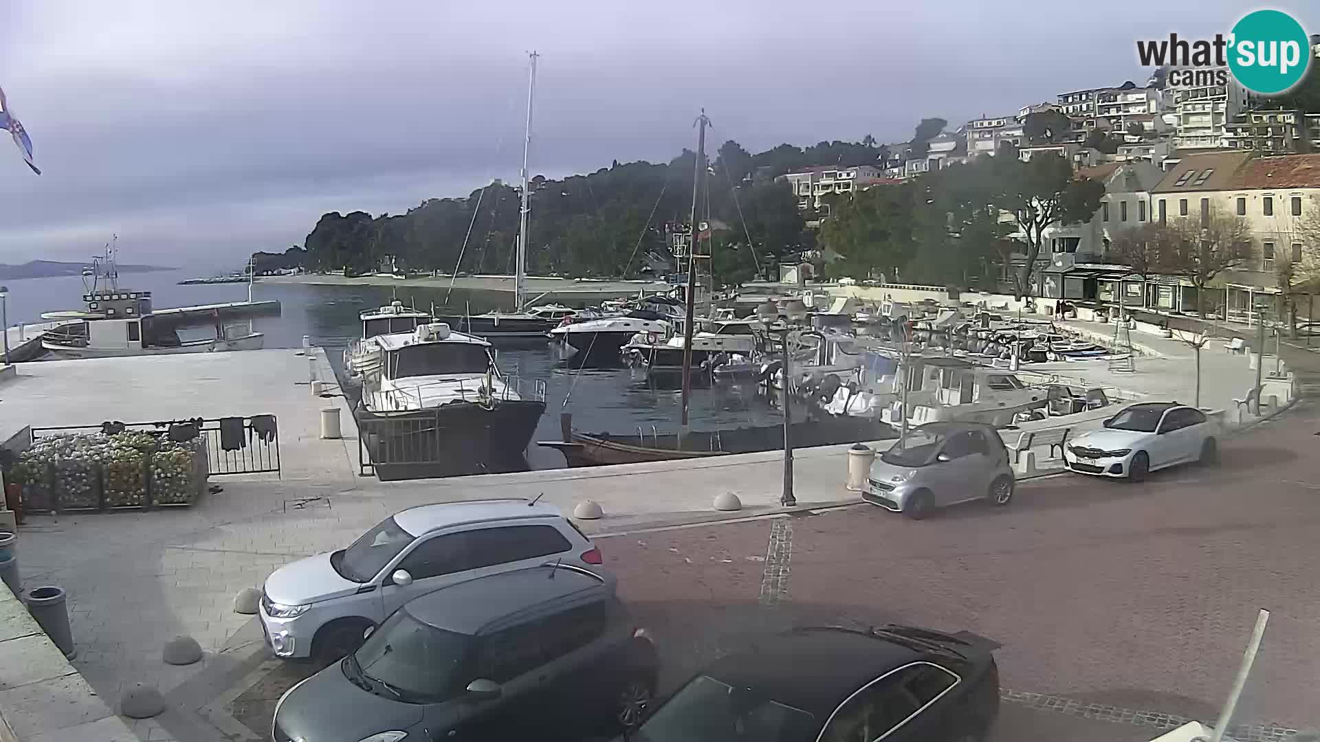 Brela Live webcam – marina – Dalmatia – Croatia