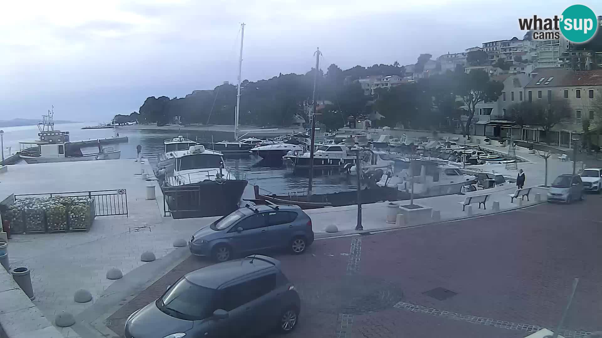 Brela Live webcam – marina – Dalmatia – Croatia