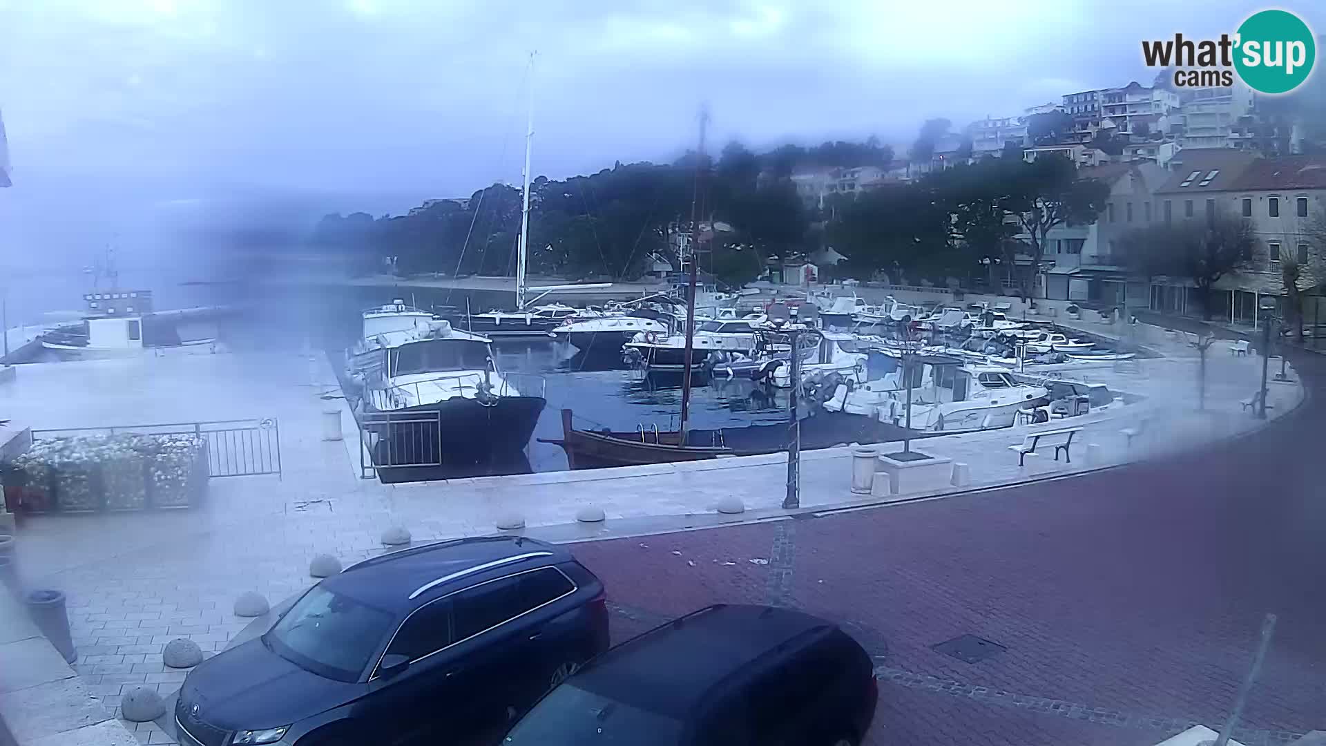 Brela Live webcam – marina – Dalmatia – Croatia