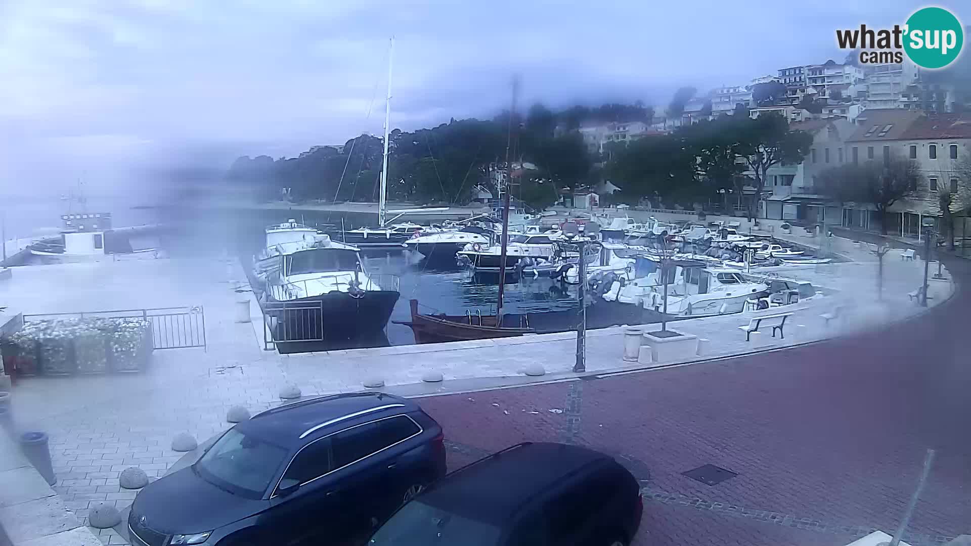 Brela Live webcam – marina – Dalmatia – Croatia