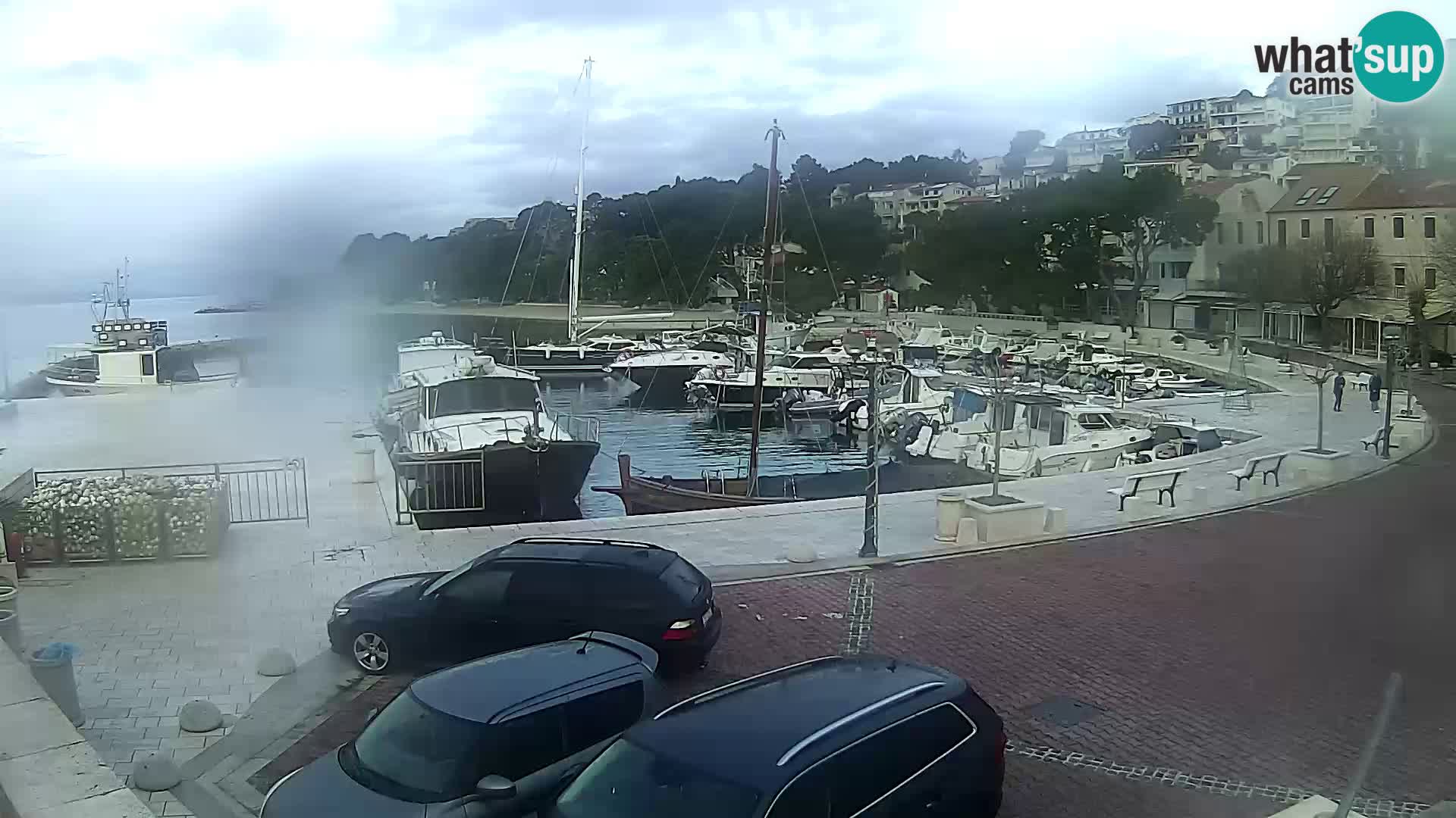 Brela Live webcam – marina – Dalmatia – Croatia