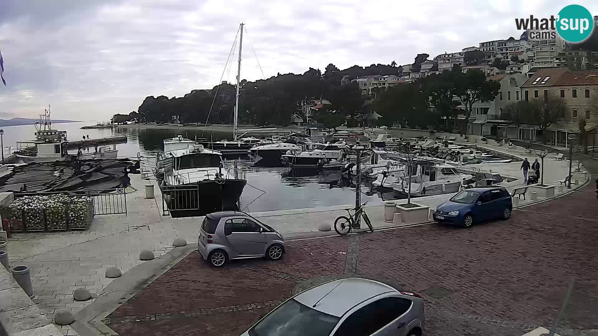 Brela Live webcam – marina – Dalmatia – Croatia