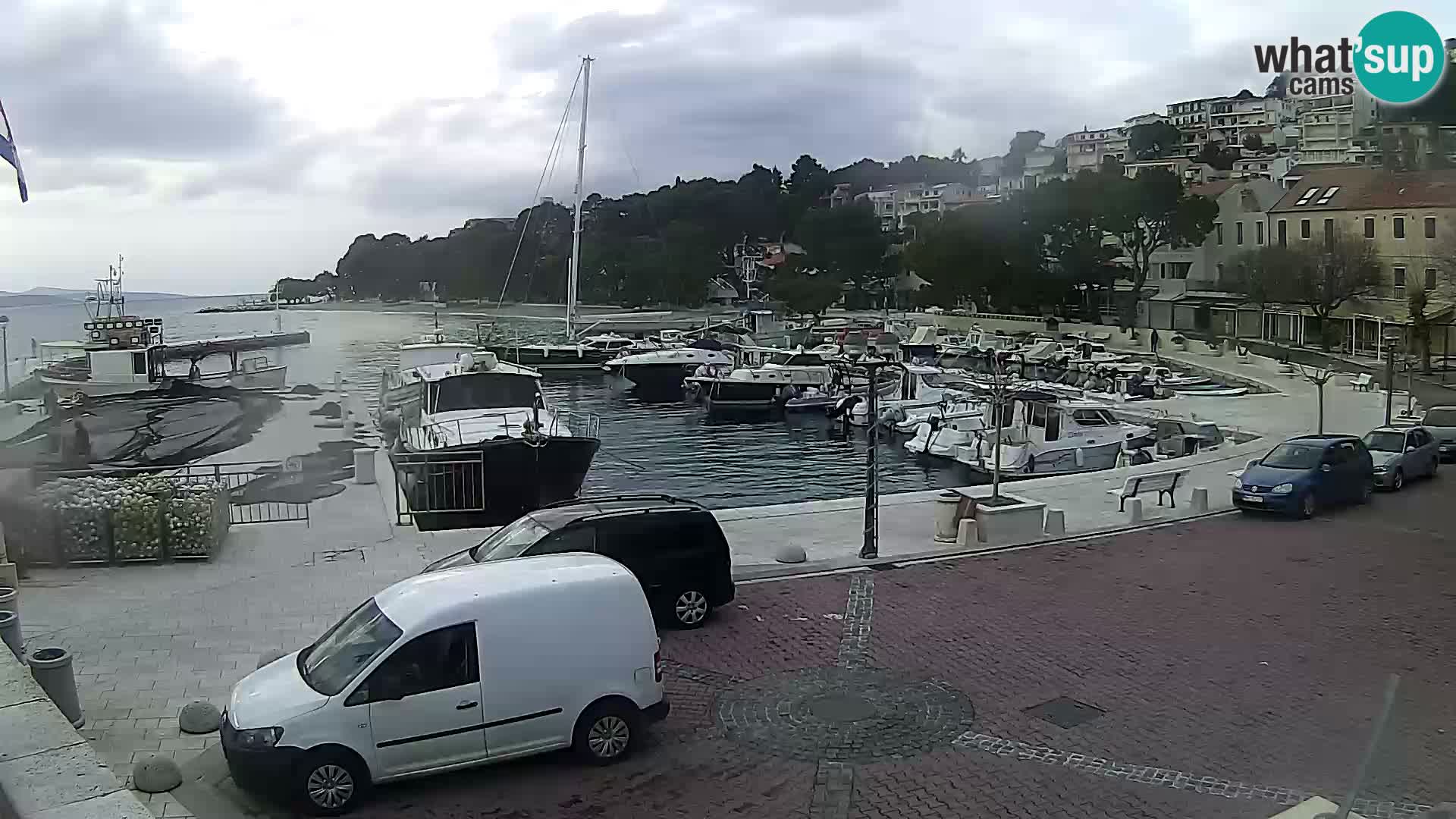 Brela Live webcam – marina – Dalmatia – Croatia