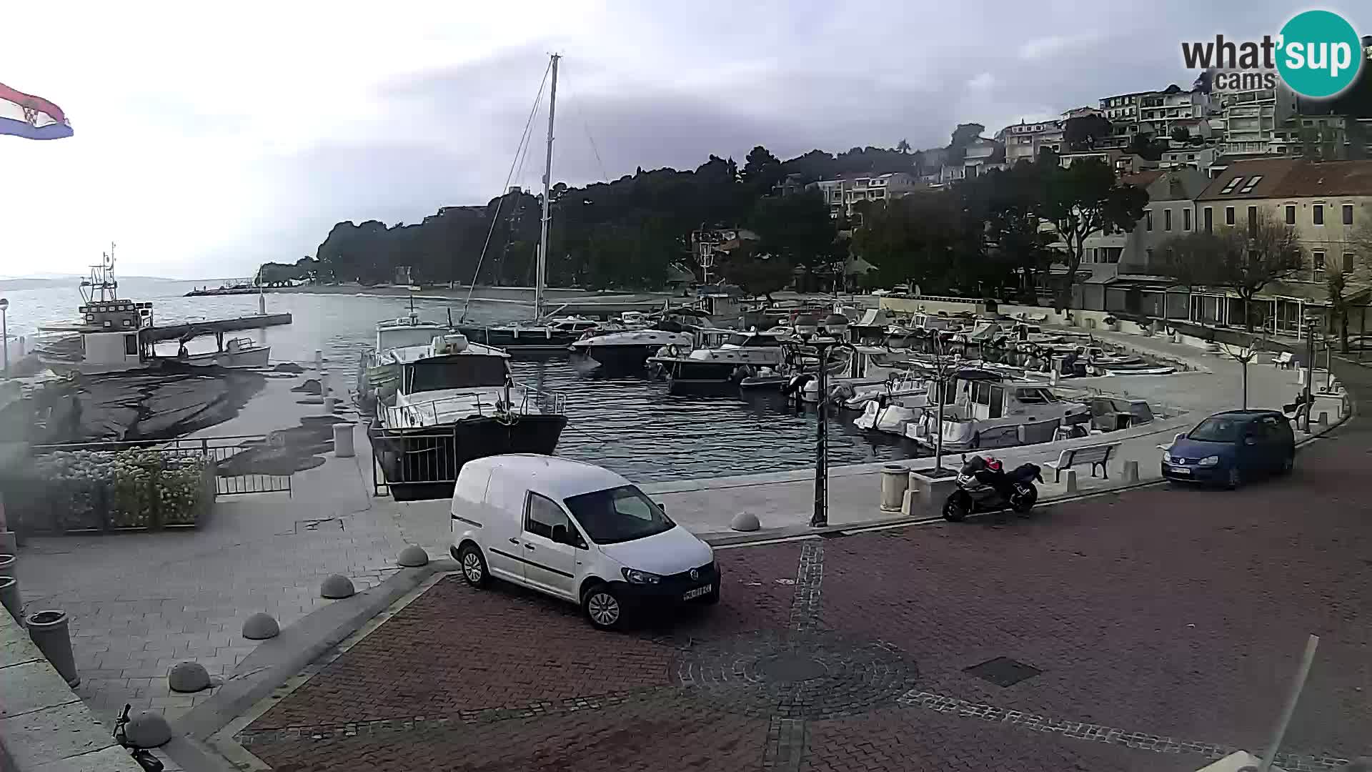 Brela Live webcam – marina – Dalmatia – Croatia