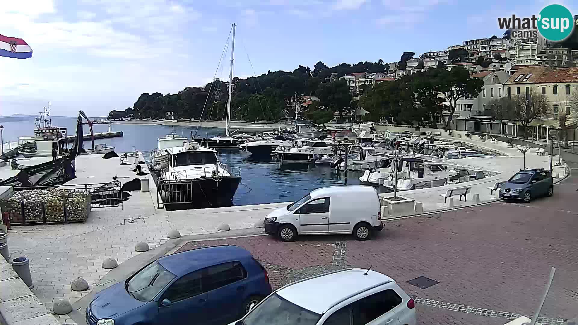 Brela Live webcam – marina – Dalmatia – Croatia