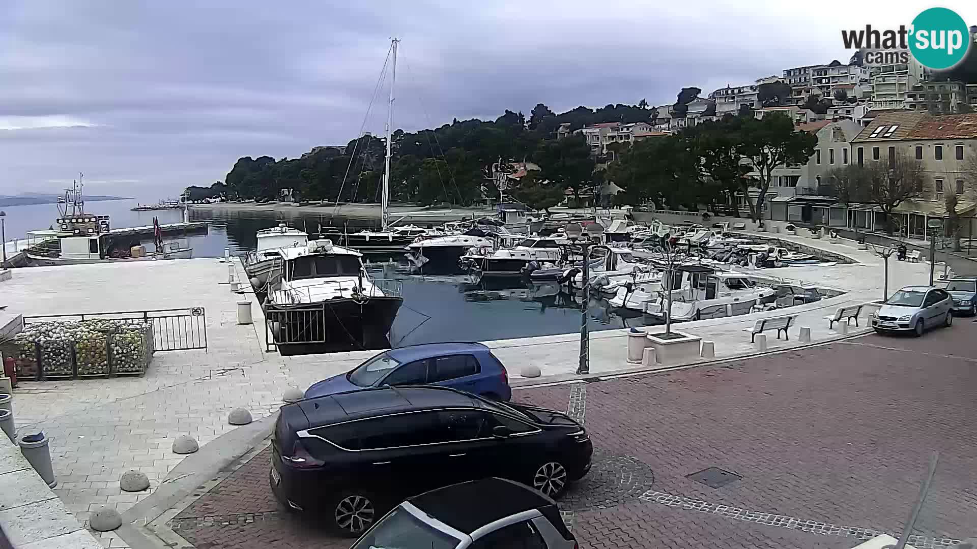 Brela Live webcam – marina – Dalmatia – Croatia