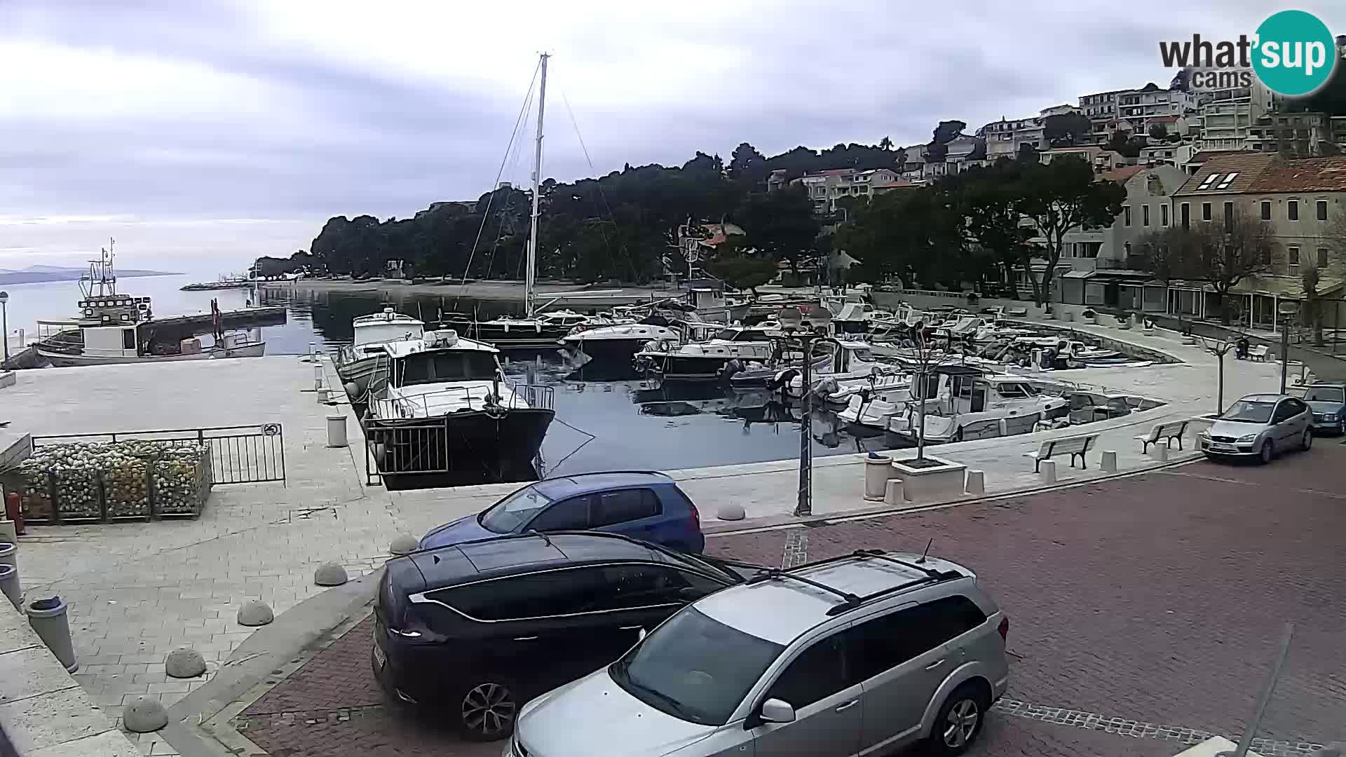 Brela Live webcam – marina – Dalmatia – Croatia