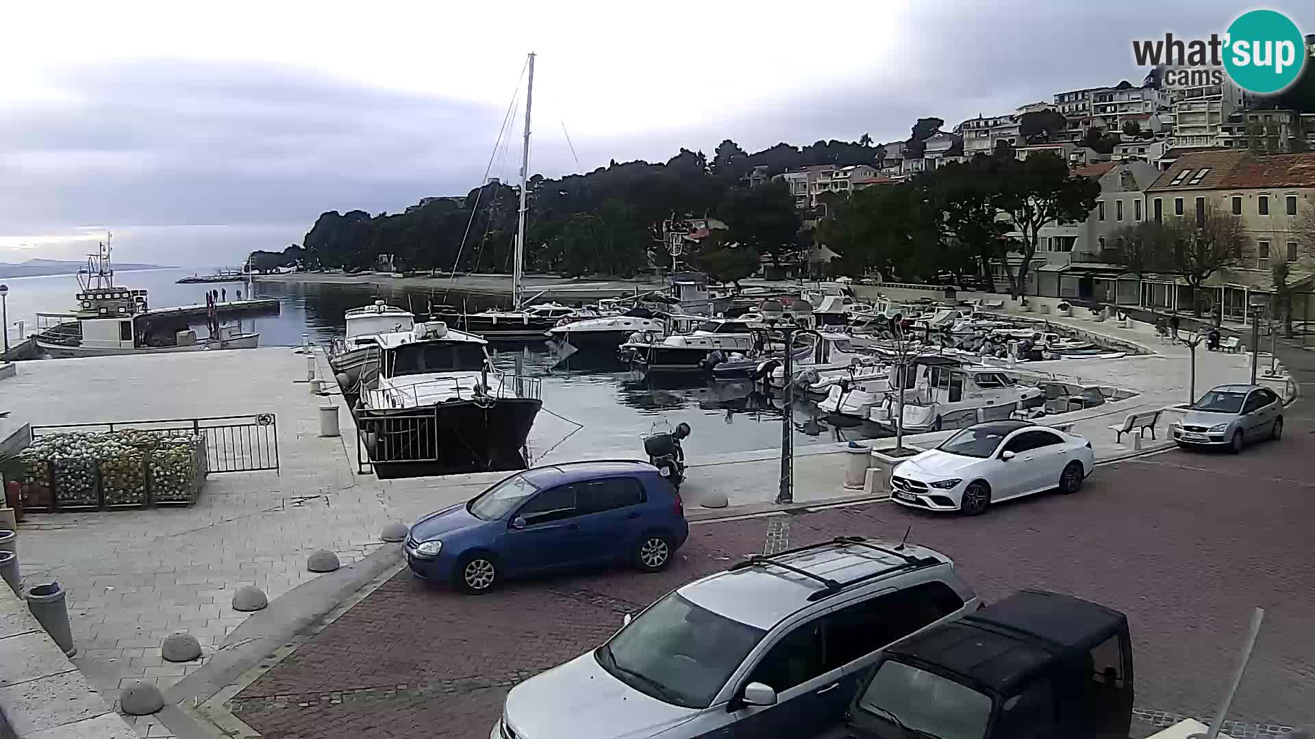 Brela Live webcam – marina – Dalmatia – Croatia