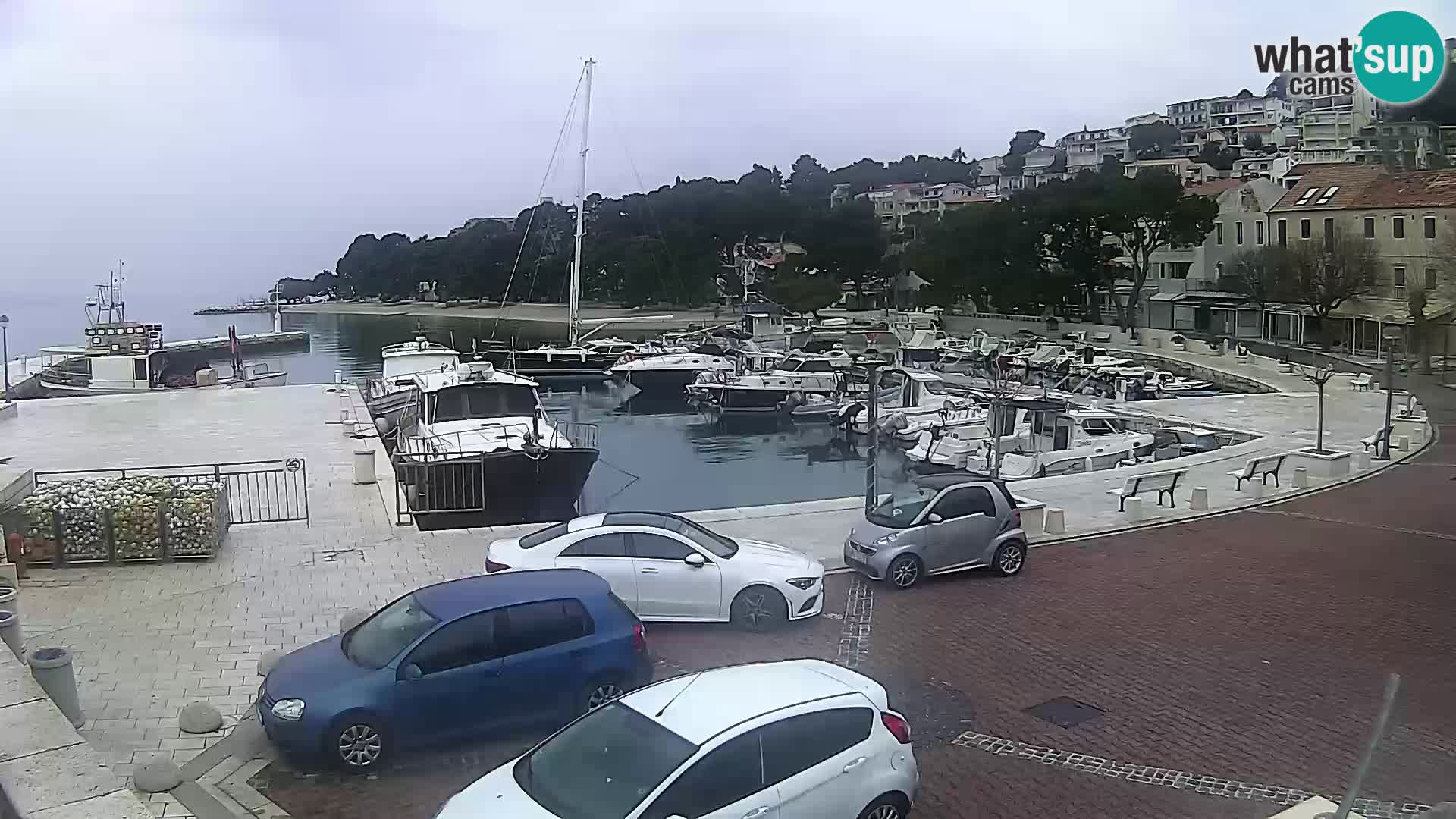 Brela Live webcam – marina – Dalmatia – Croatia