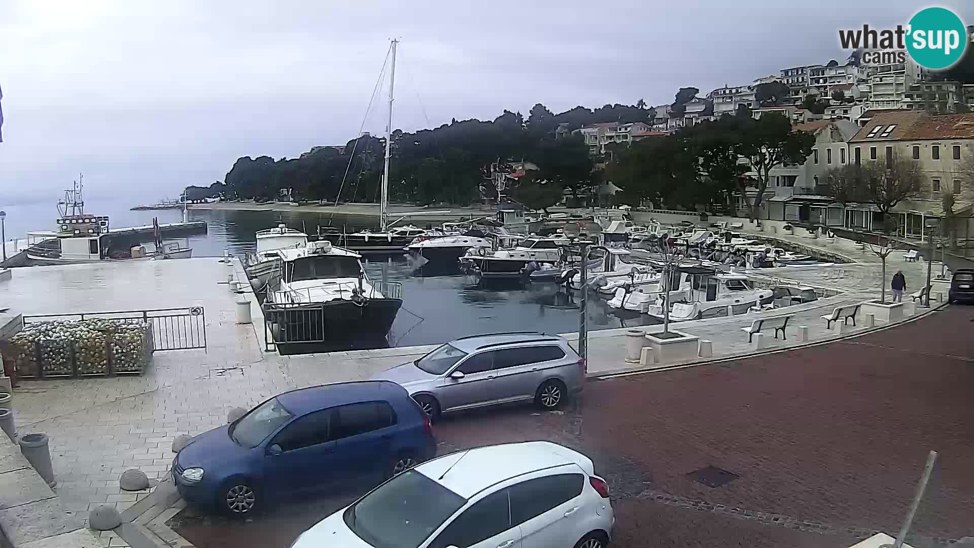 Brela Live webcam – marina – Dalmatia – Croatia