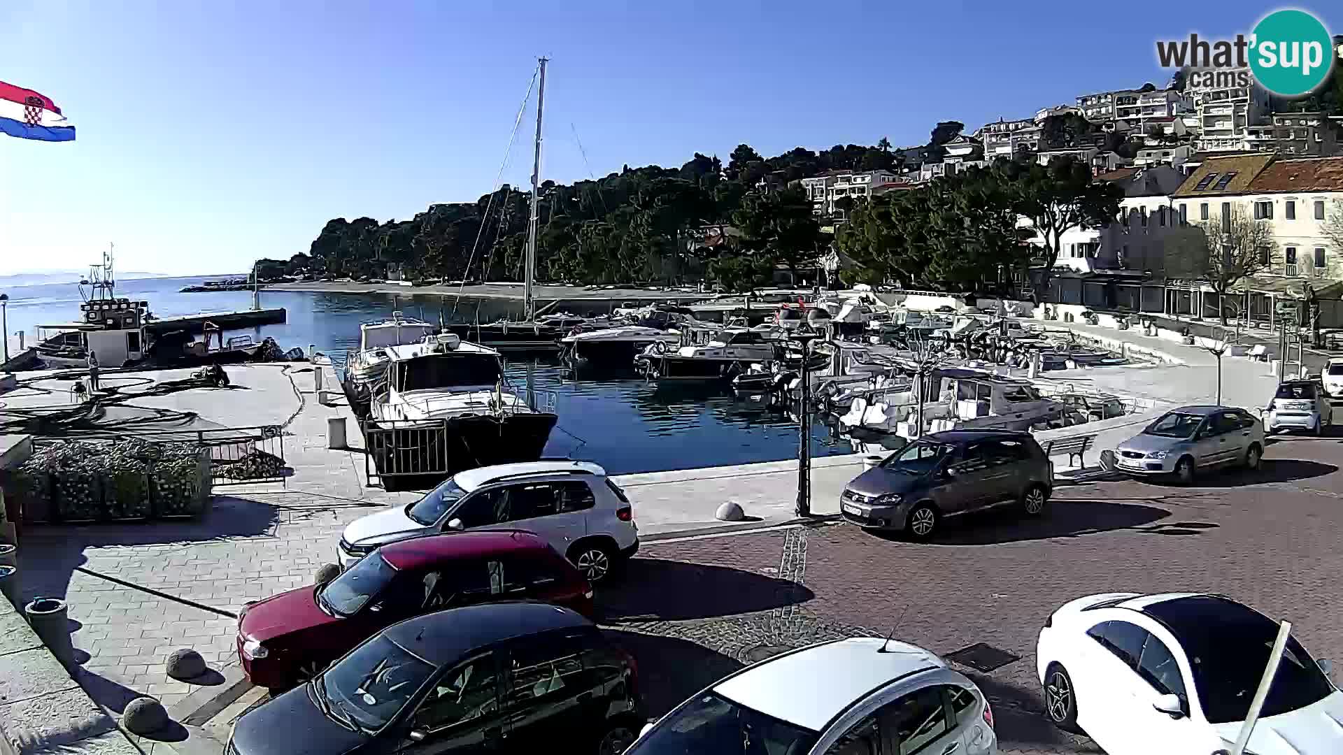 Brela Live webcam – marina – Dalmatia – Croatia