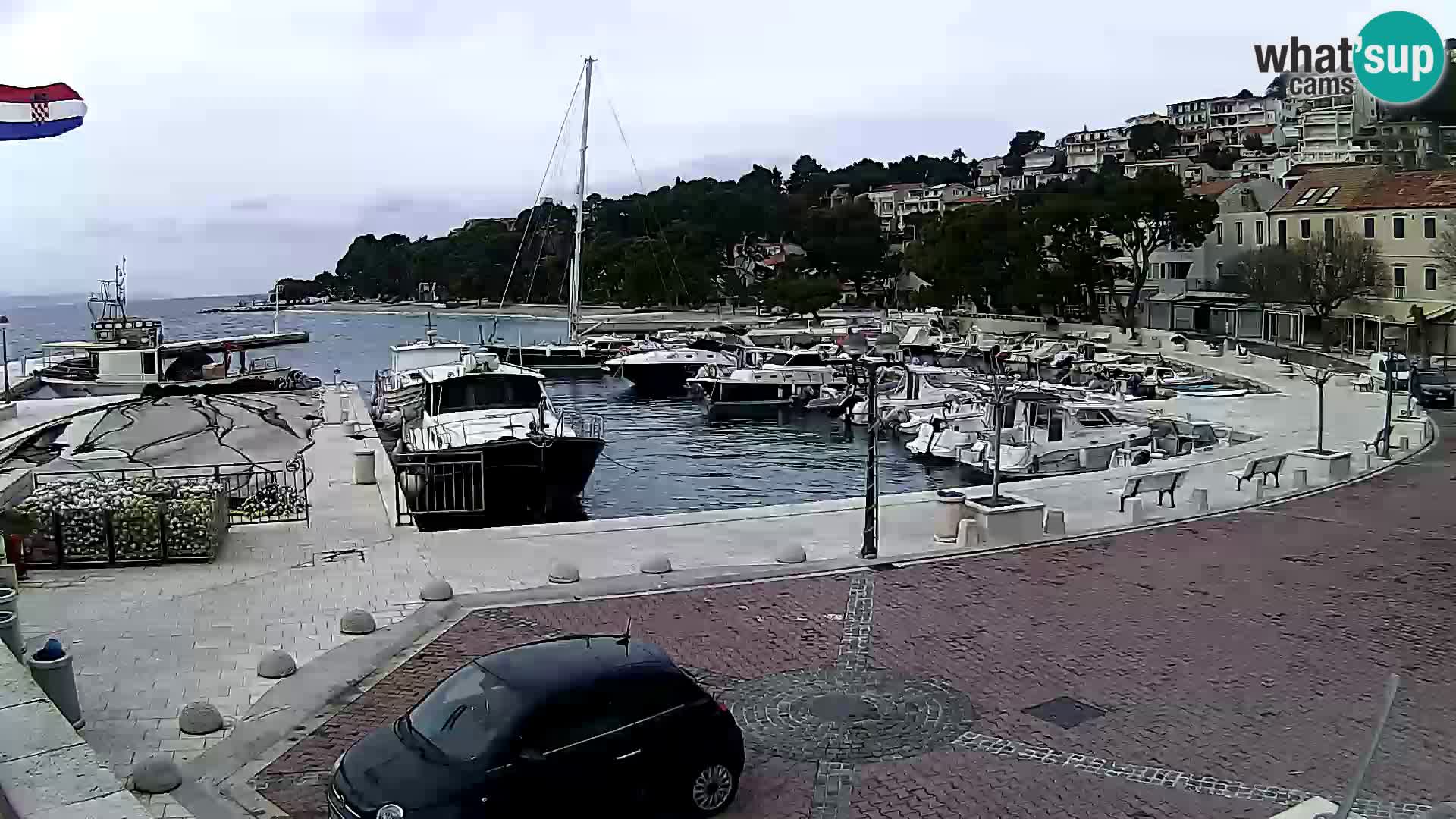 Brela Live webcam – marina – Dalmatia – Croatia