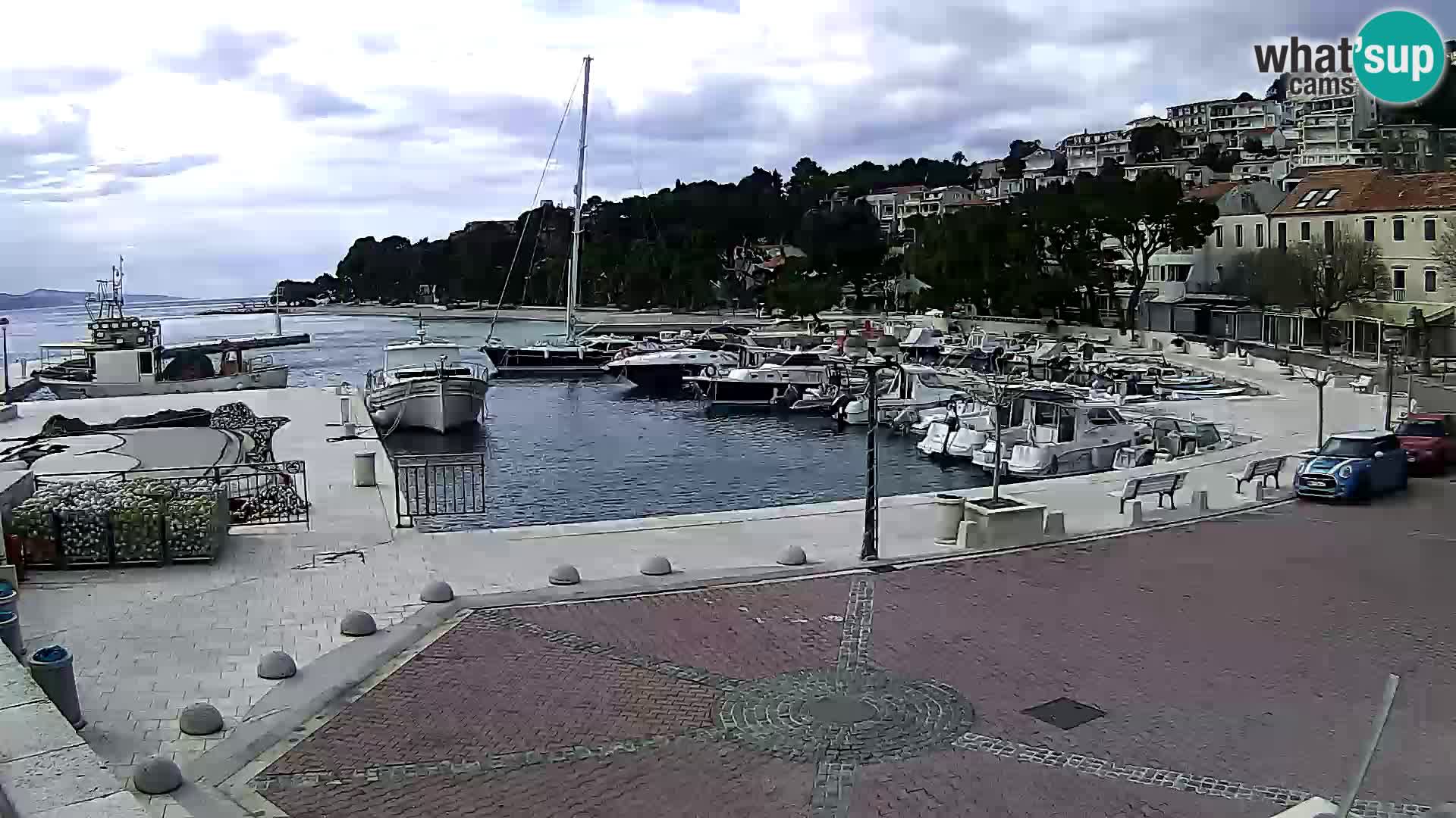 Brela Live webcam – marina – Dalmatia – Croatia