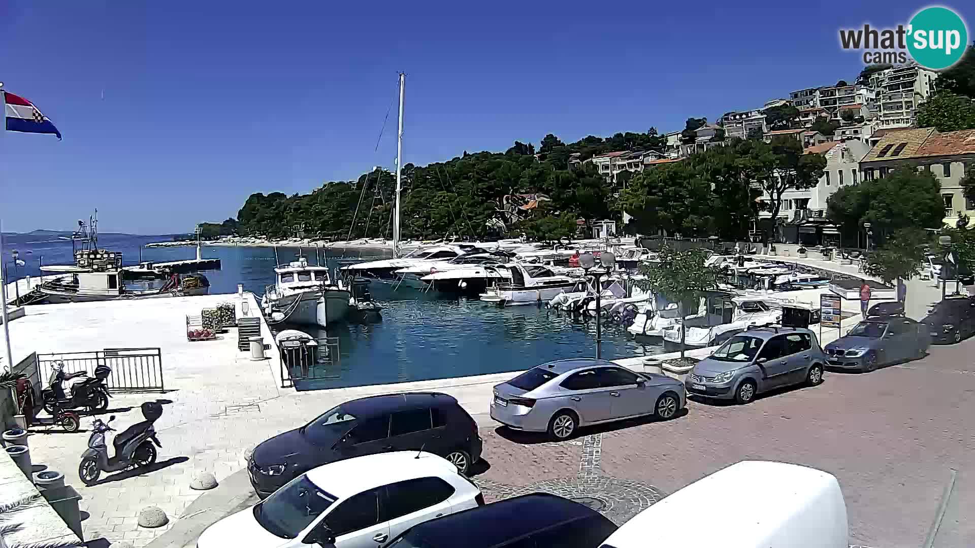 Brela web kamera – porat – Dalmacija