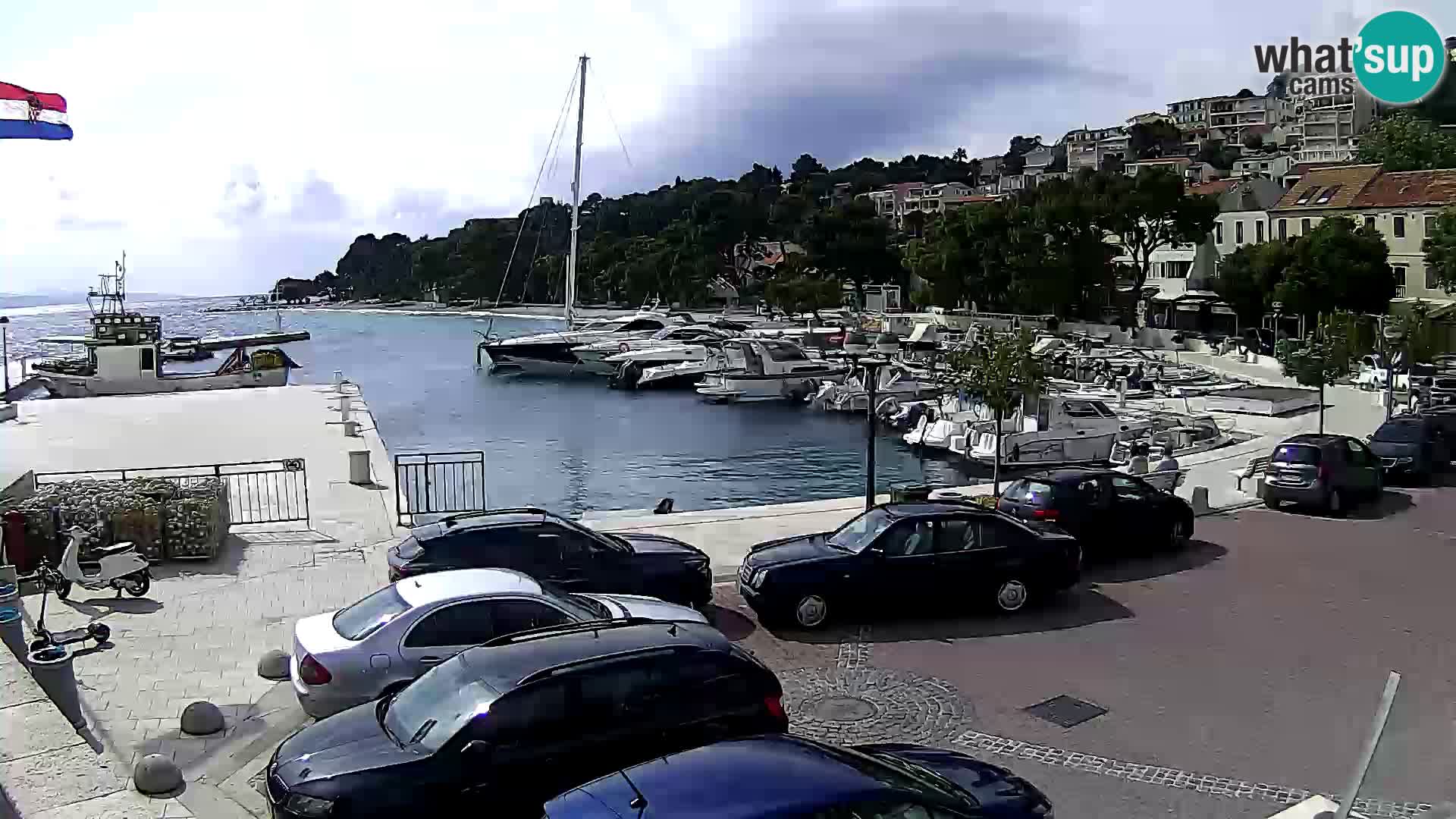 Brela Live webcam – marina – Dalmatia – Croatia