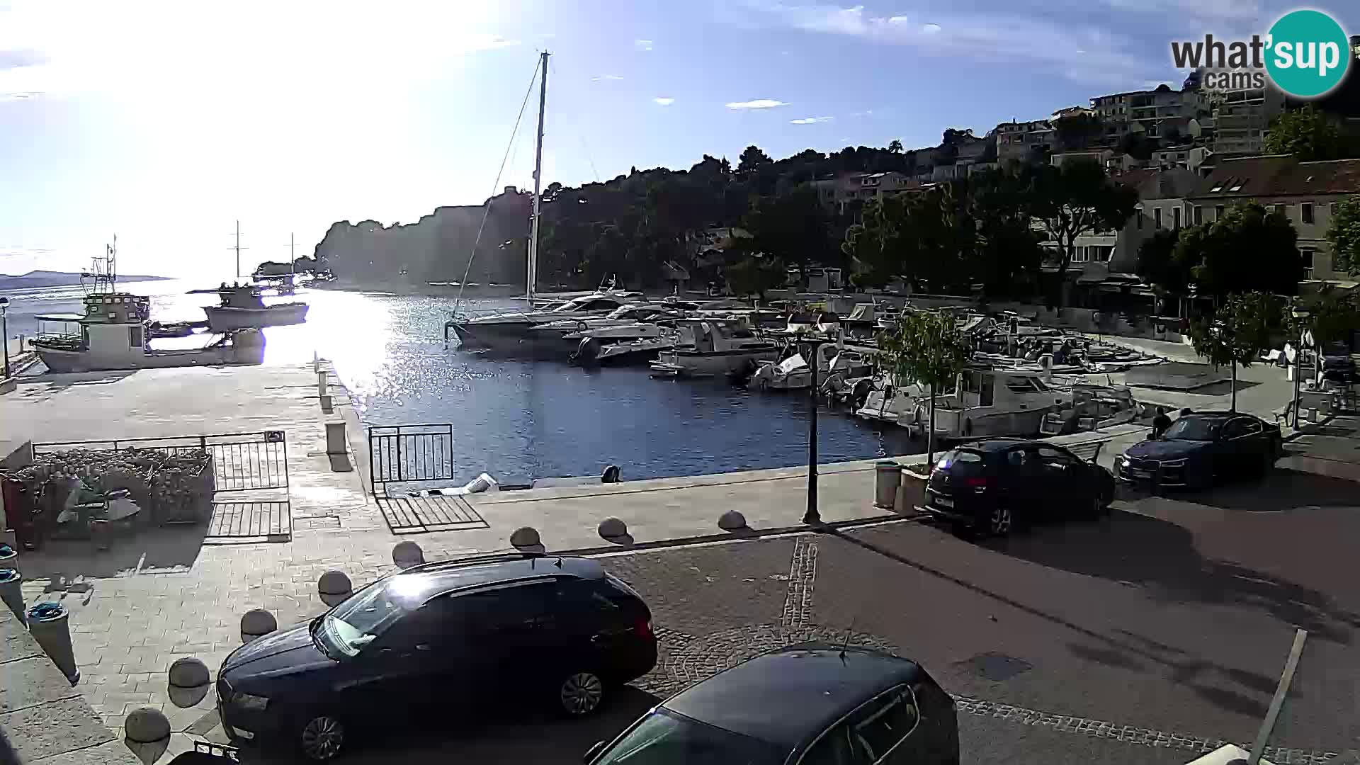 Brela Live webcam – marina – Dalmatia – Croatia