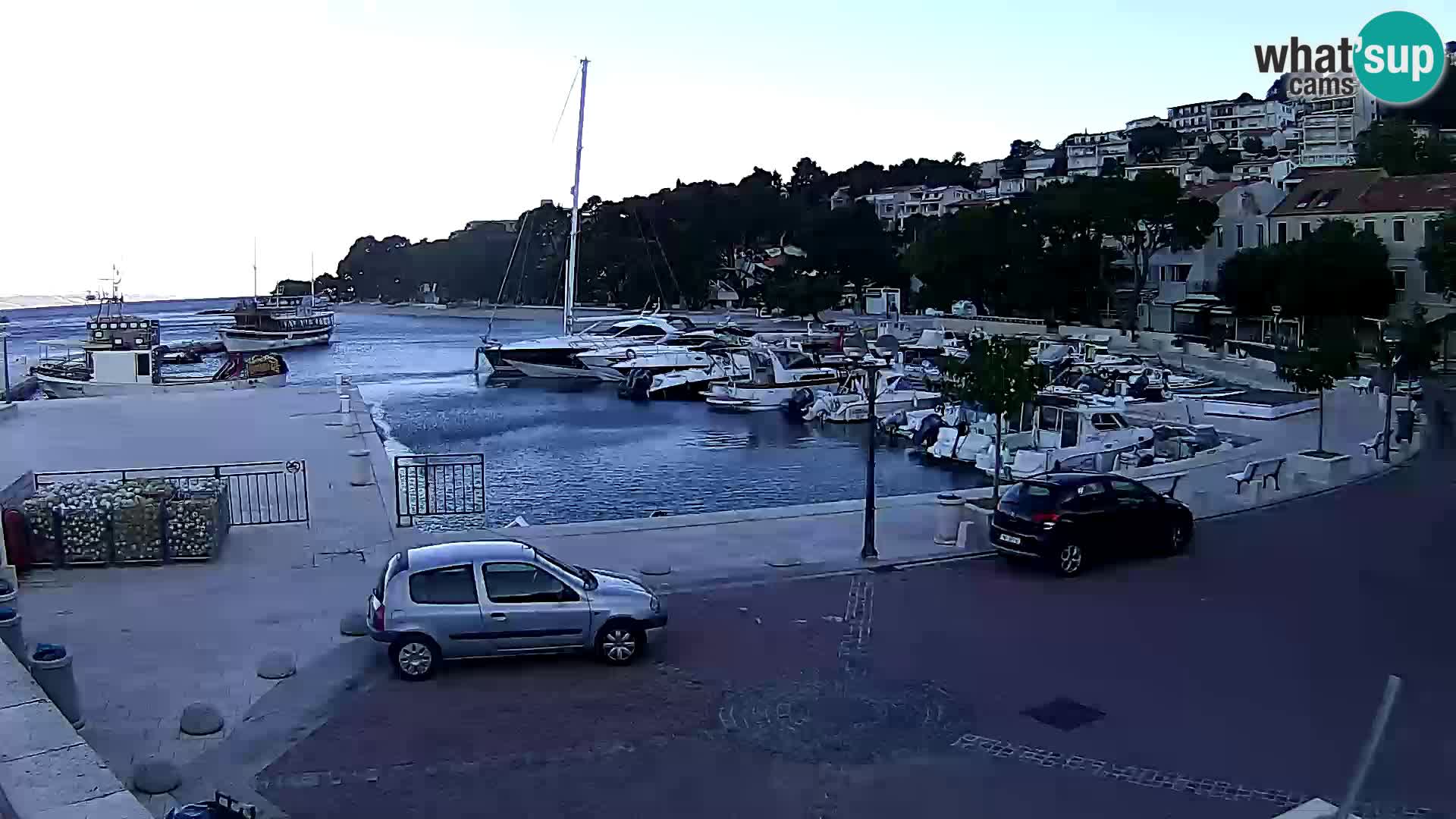 Brela Live webcam – marina – Dalmatia – Croatia