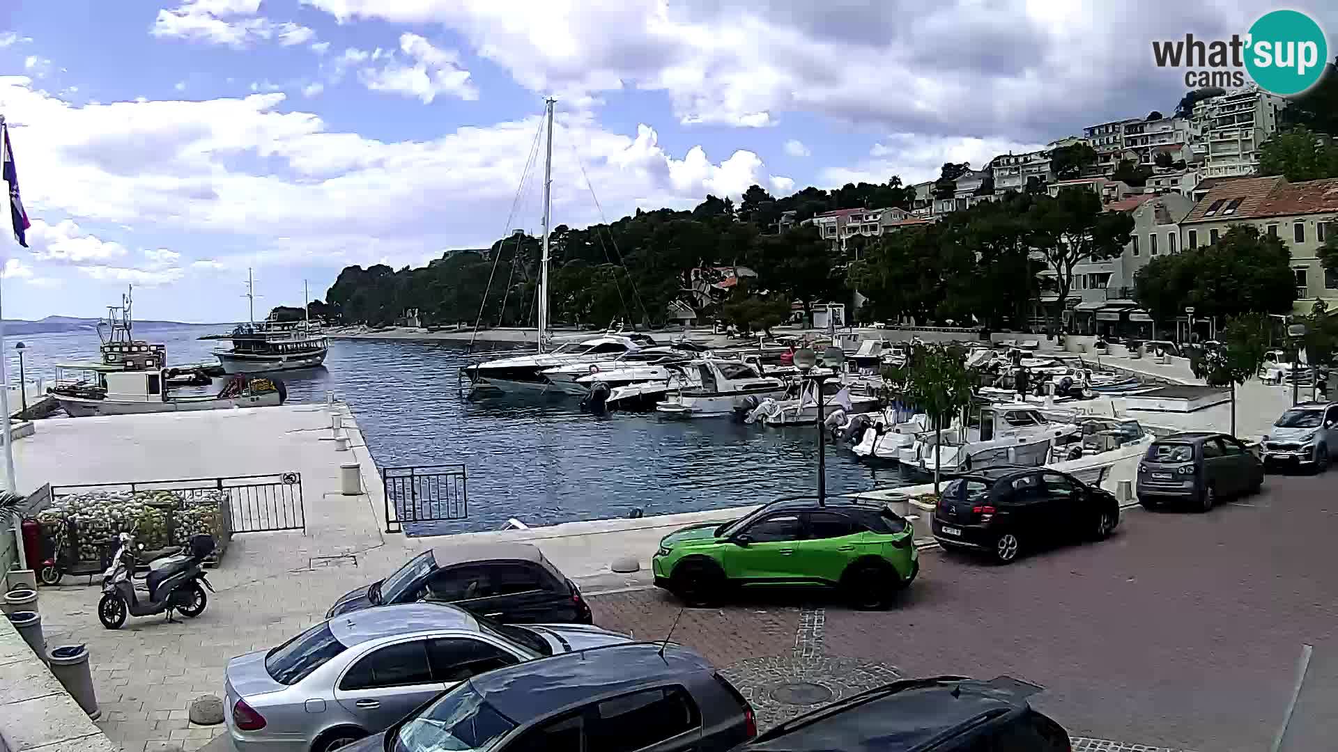 Brela Live webcam – marina – Dalmatia – Croatia