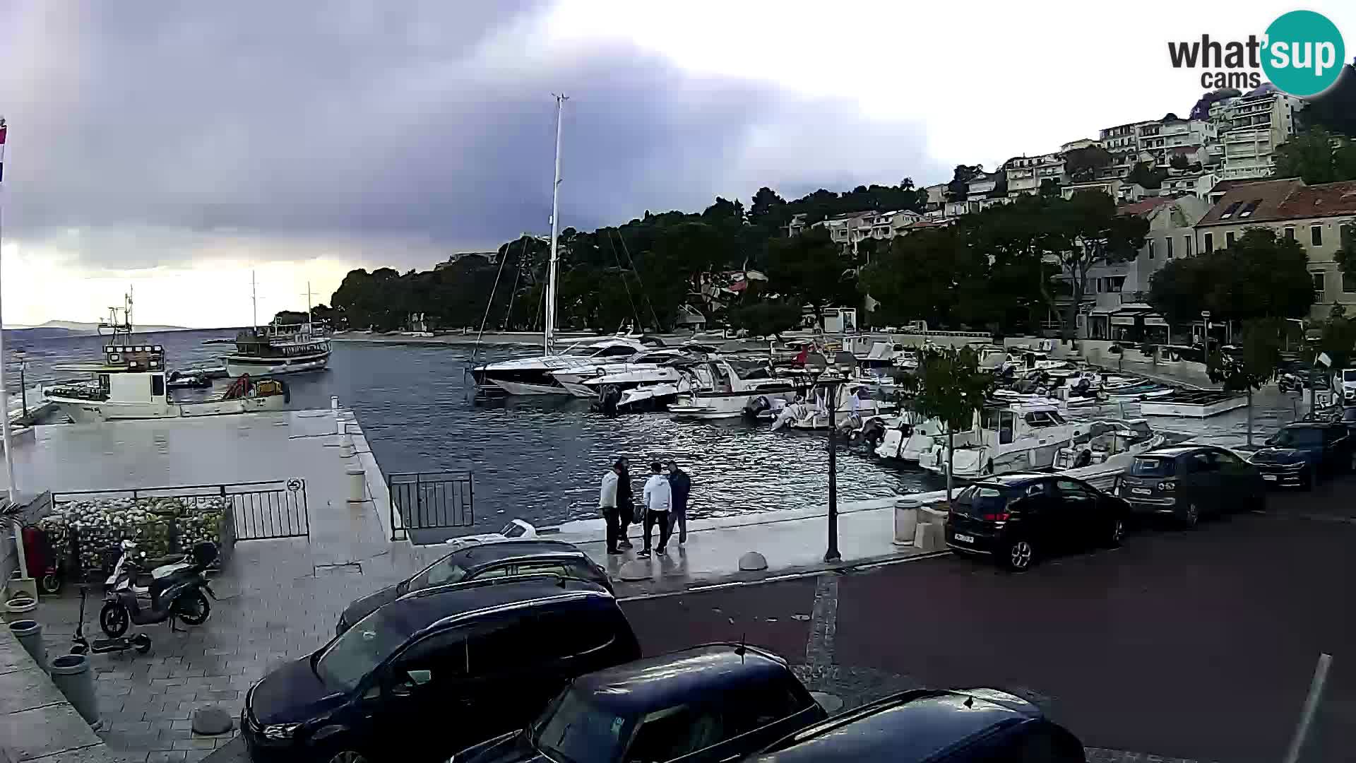 Brela Live webcam – marina – Dalmatia – Croatia