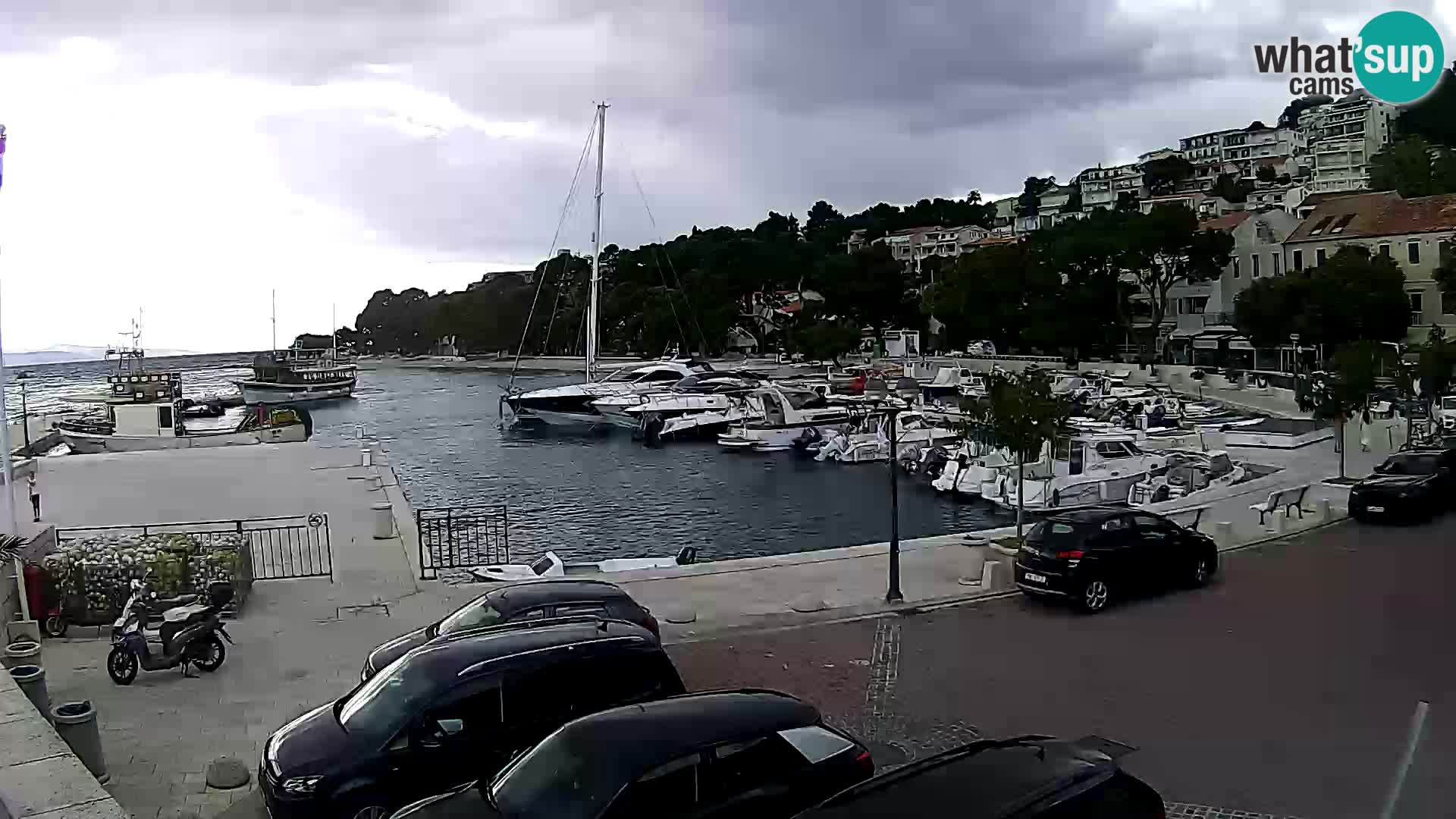 Brela web kamera – porat – Dalmacija