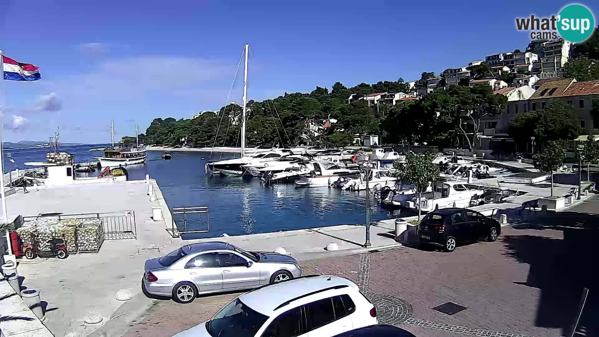 Brela Live webcam – marina – Dalmatia – Croatia
