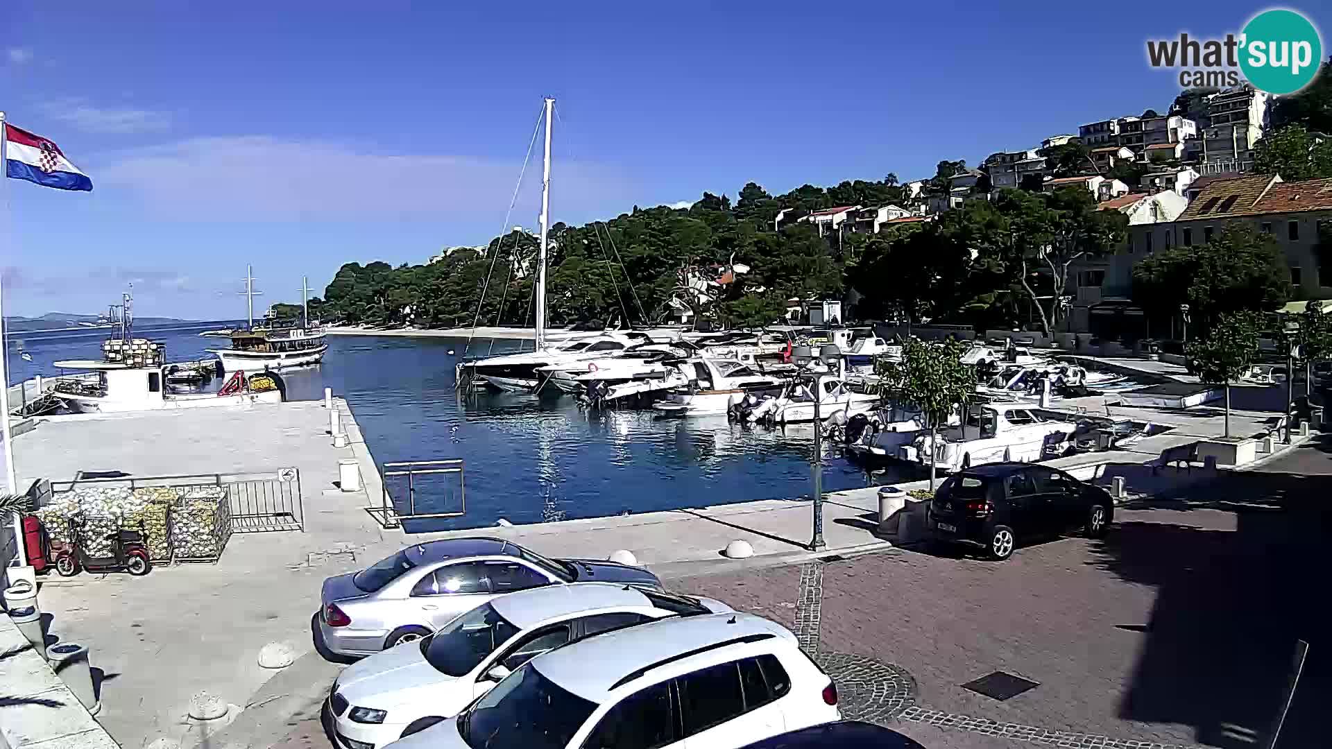 Brela Live webcam – marina – Dalmatia – Croatia