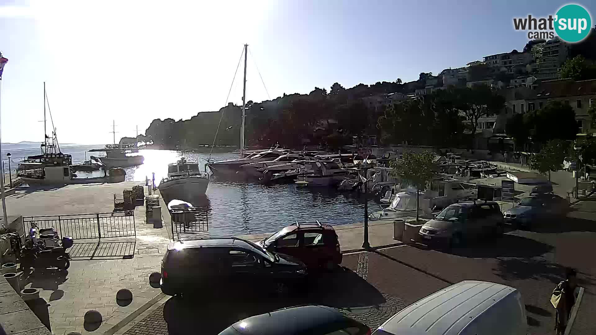 Brela Live webcam – marina – Dalmatia – Croatia