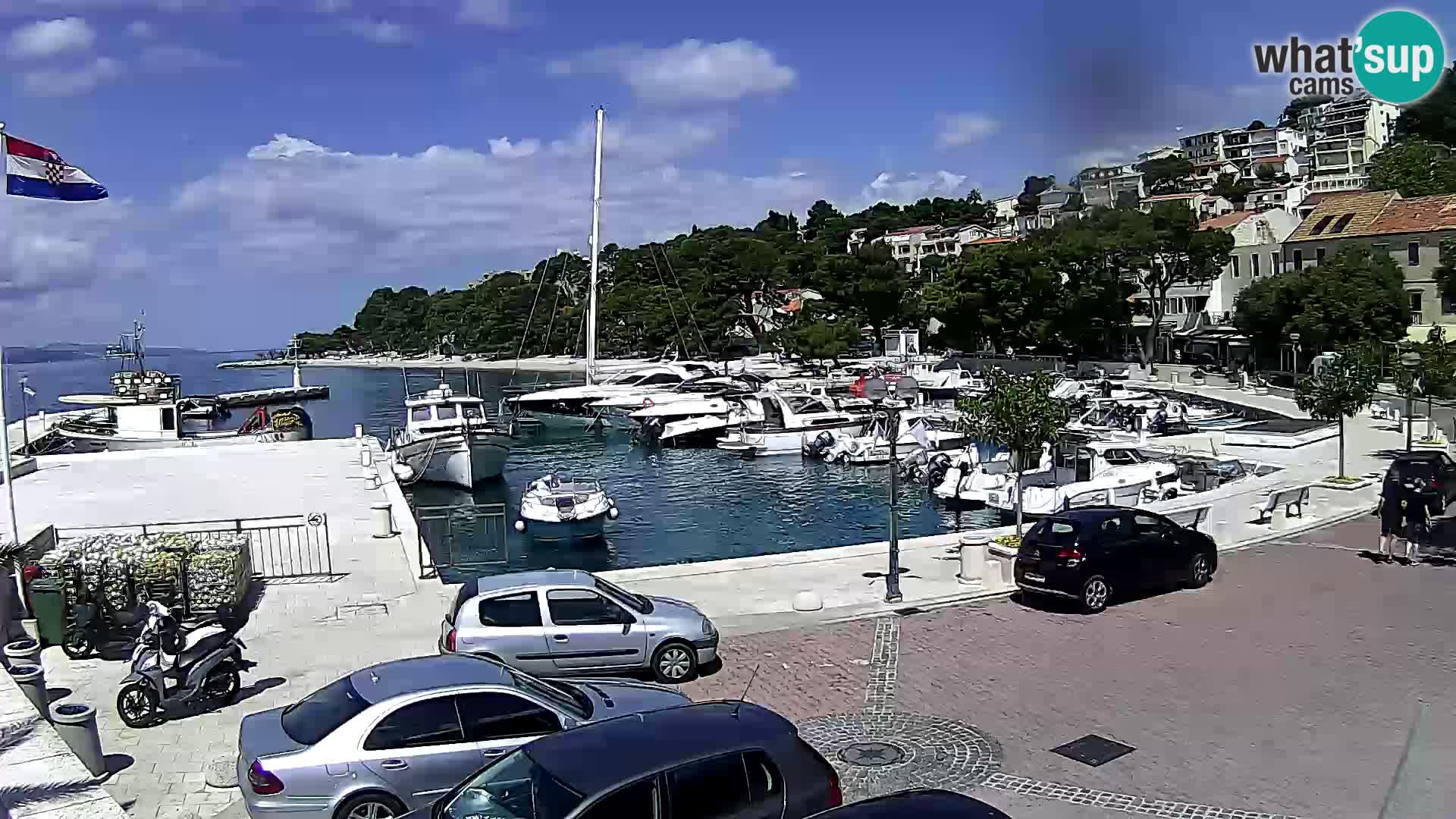 Brela Live webcam – marina – Dalmatia – Croatia