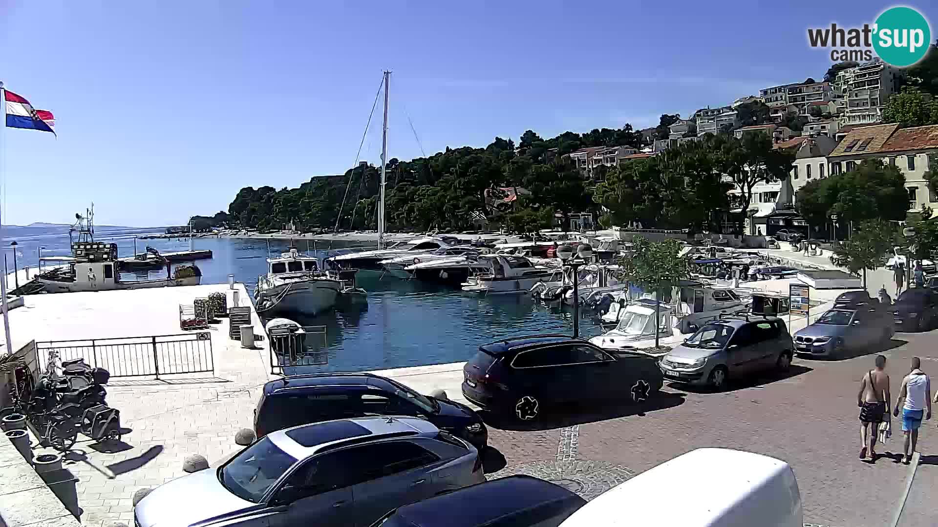 Brela web kamera – porat – Dalmacija