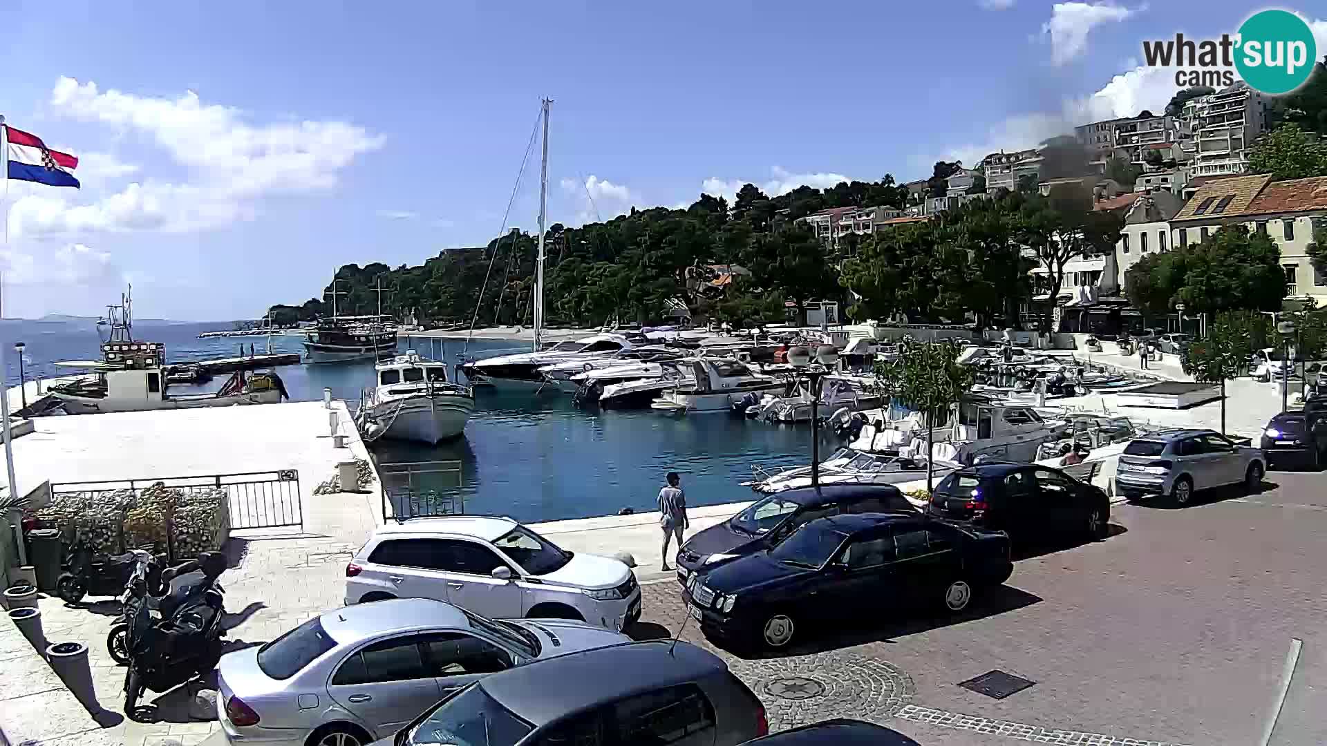 Brela Live webcam – marina – Dalmatia – Croatia