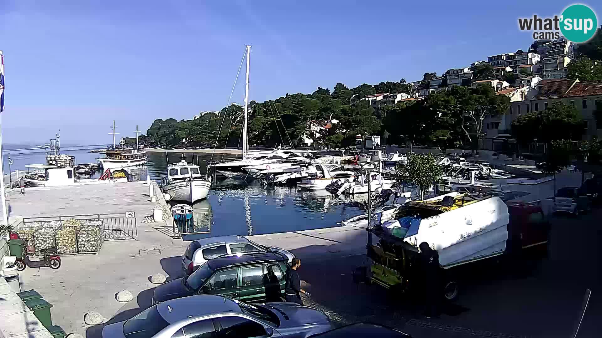 Brela Live webcam – marina – Dalmatia – Croatia