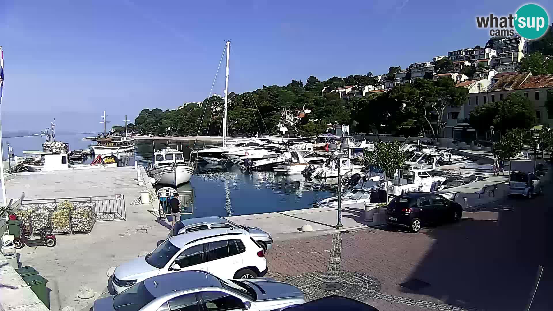 Brela Live webcam – marina – Dalmatia – Croatia