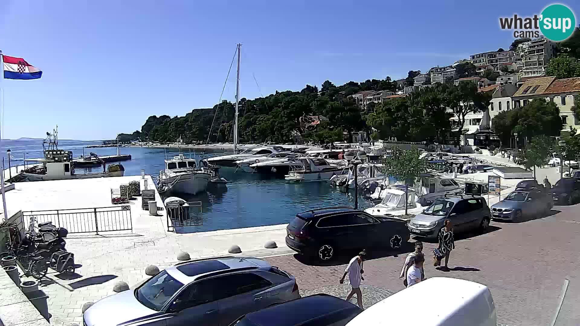Brela web kamera – porat – Dalmacija