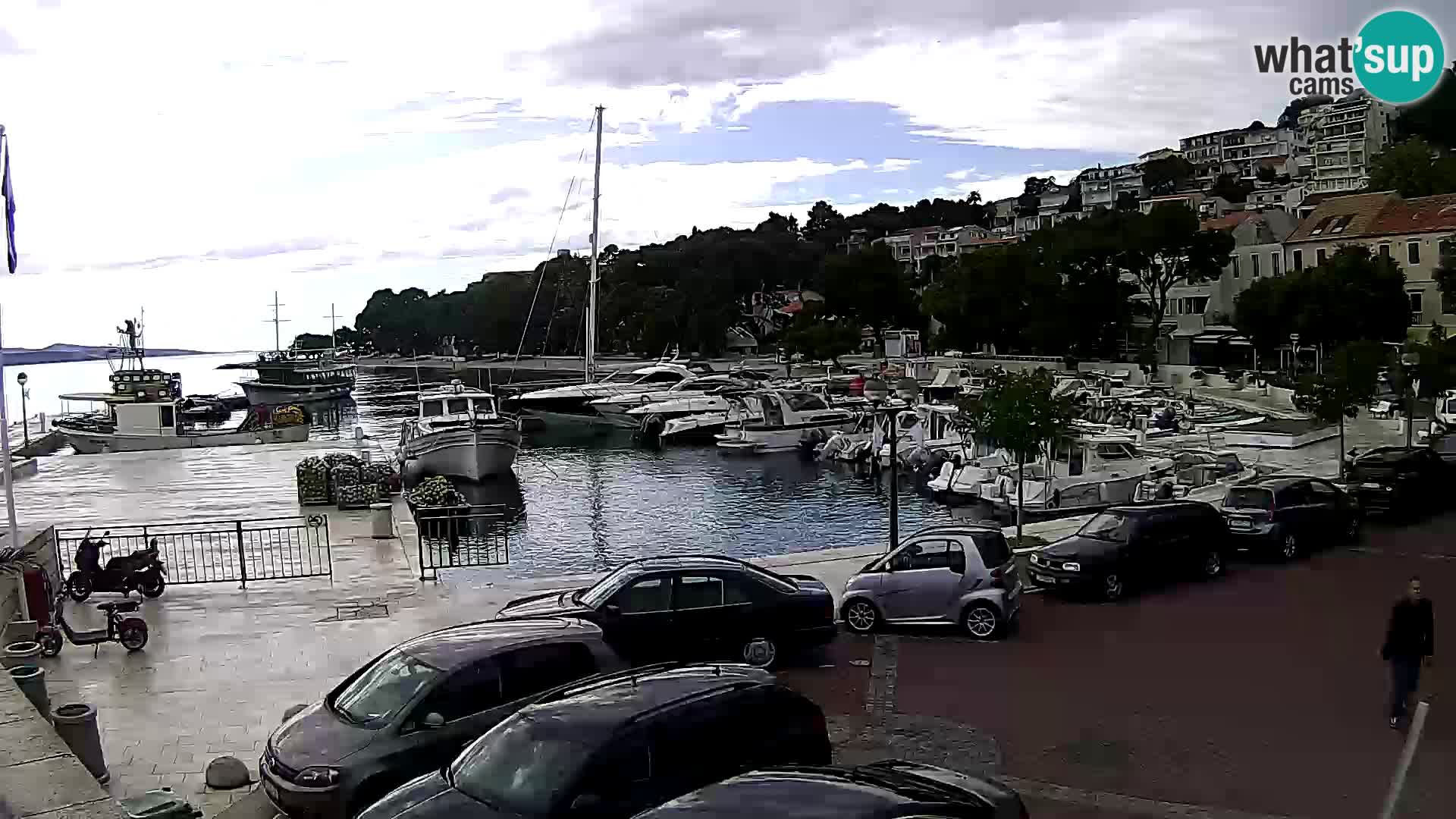 Brela Live webcam – marina – Dalmatia – Croatia