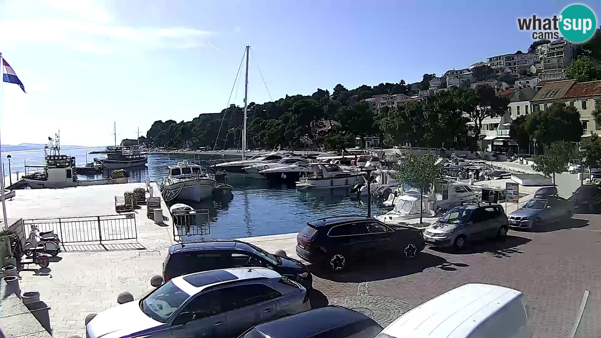 Brela Live webcam – marina – Dalmatia – Croatia
