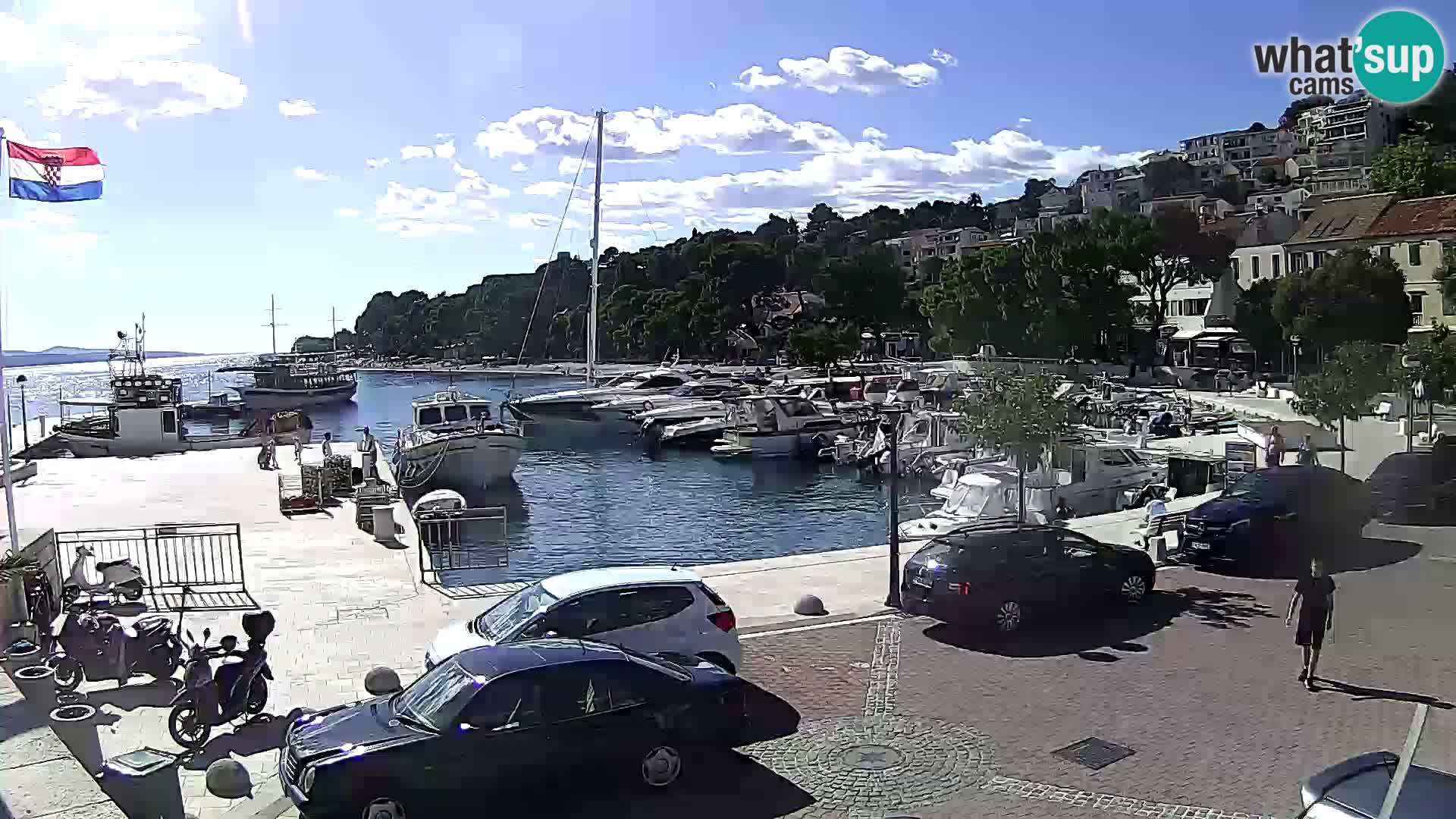 Brela Live webcam – marina – Dalmatia – Croatia