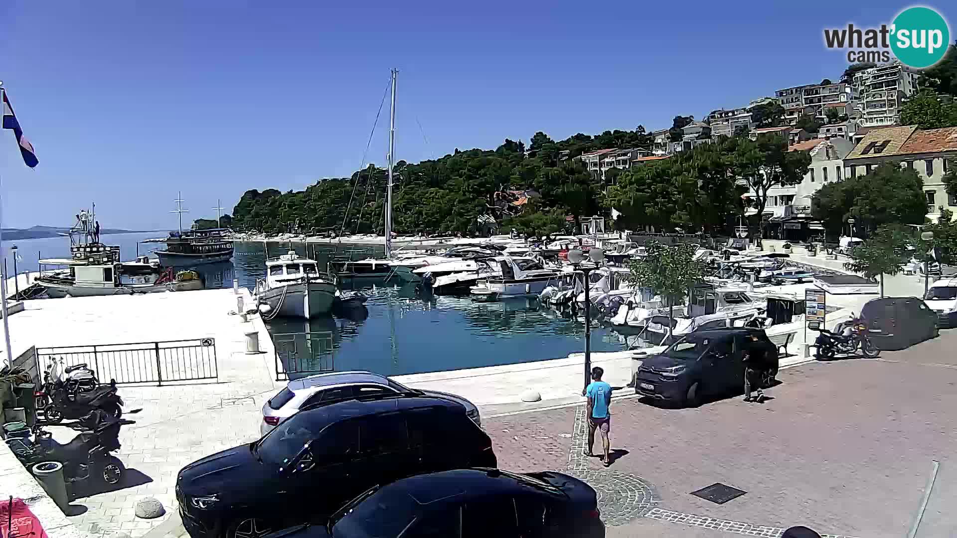Brela Live webcam – marina – Dalmatia – Croatia
