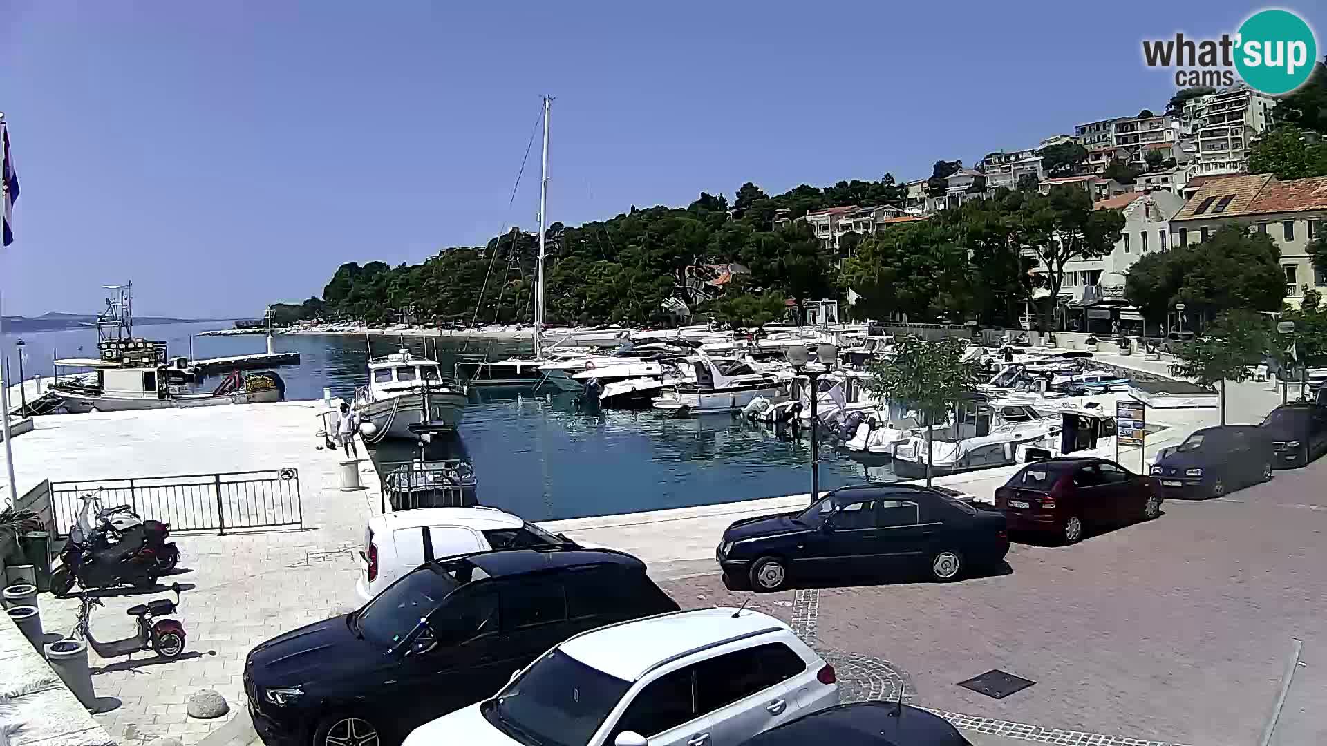 Brela Live webcam – marina – Dalmatia – Croatia