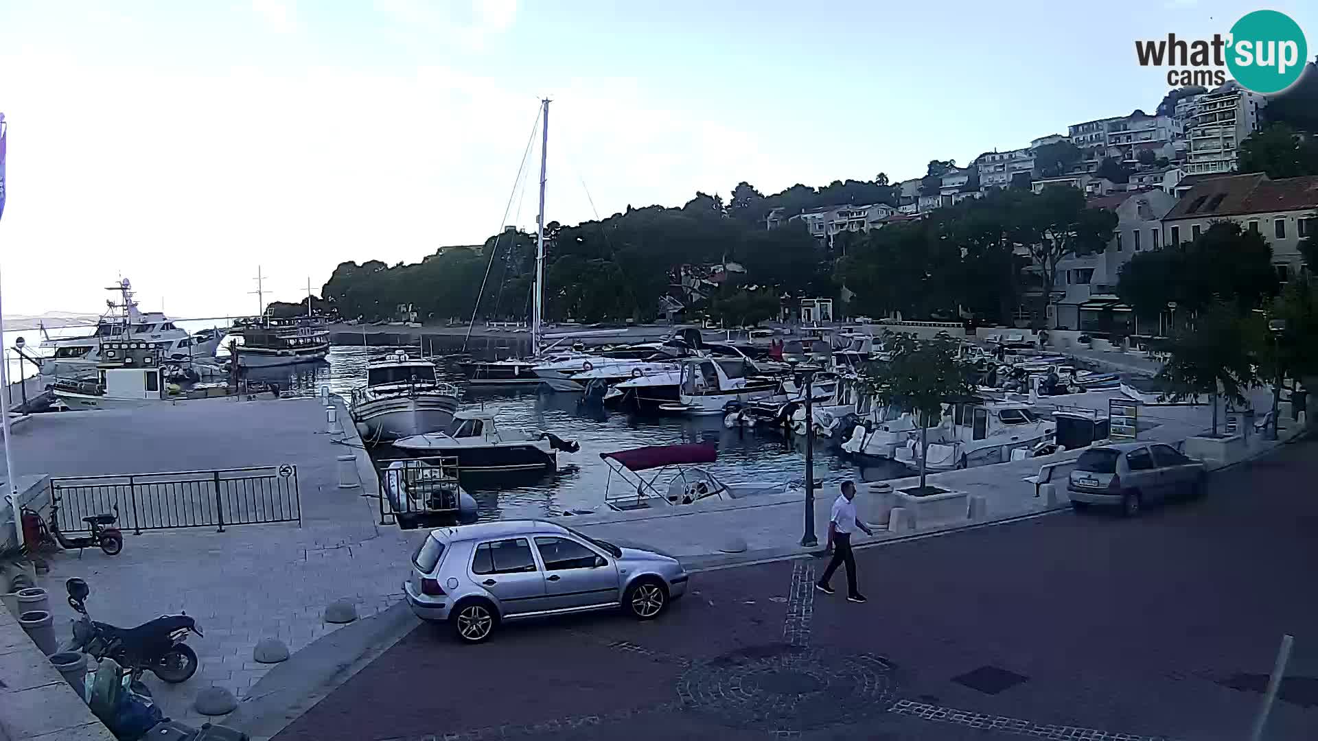 Brela web kamera – porat – Dalmacija