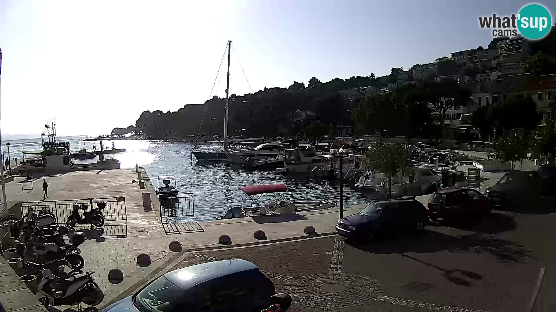 Brela Live webcam – marina – Dalmatia – Croatia