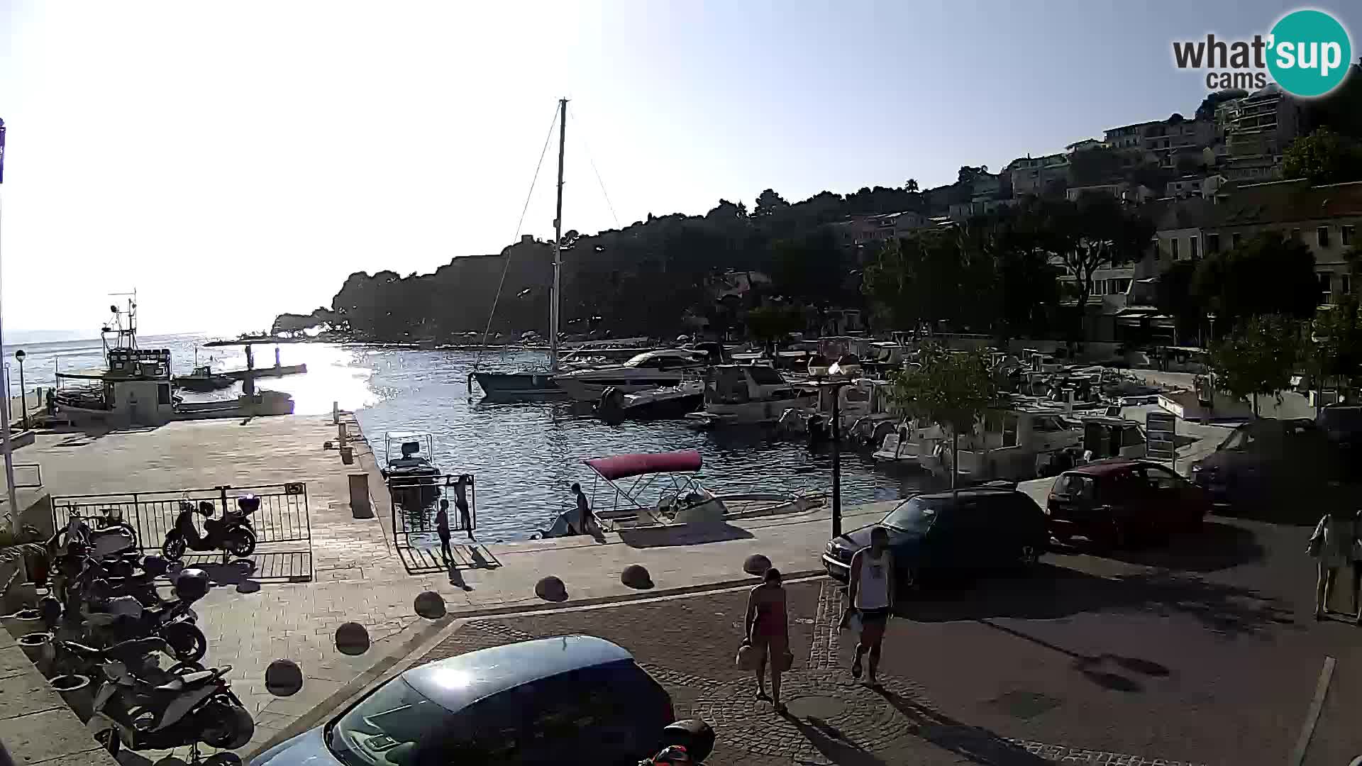 Brela Live webcam – marina – Dalmatia – Croatia